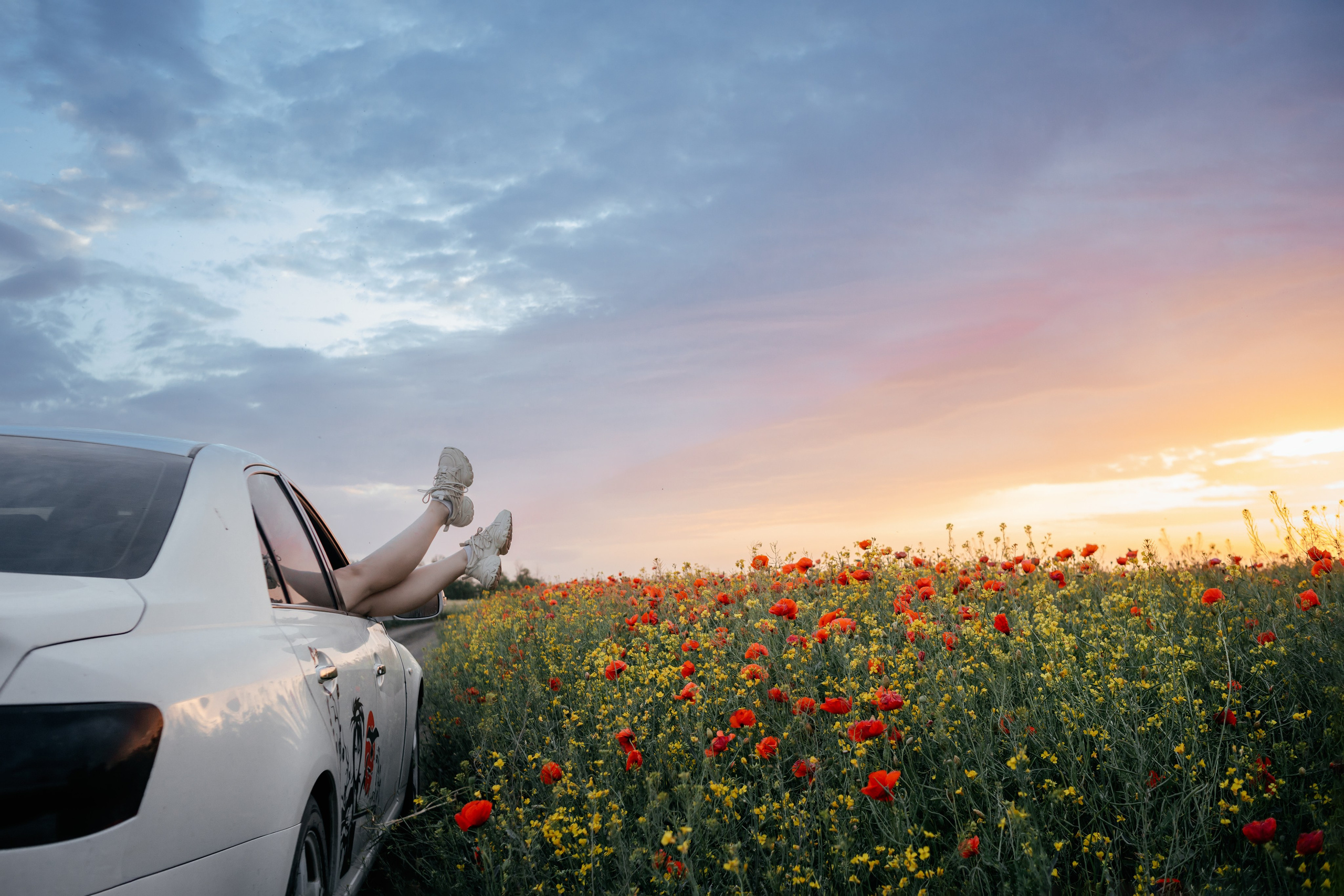 Фотосессия в маковом поле Новопокровская. Свадебный и семейный фотограф в Краснодарском крае Мария Данилкина