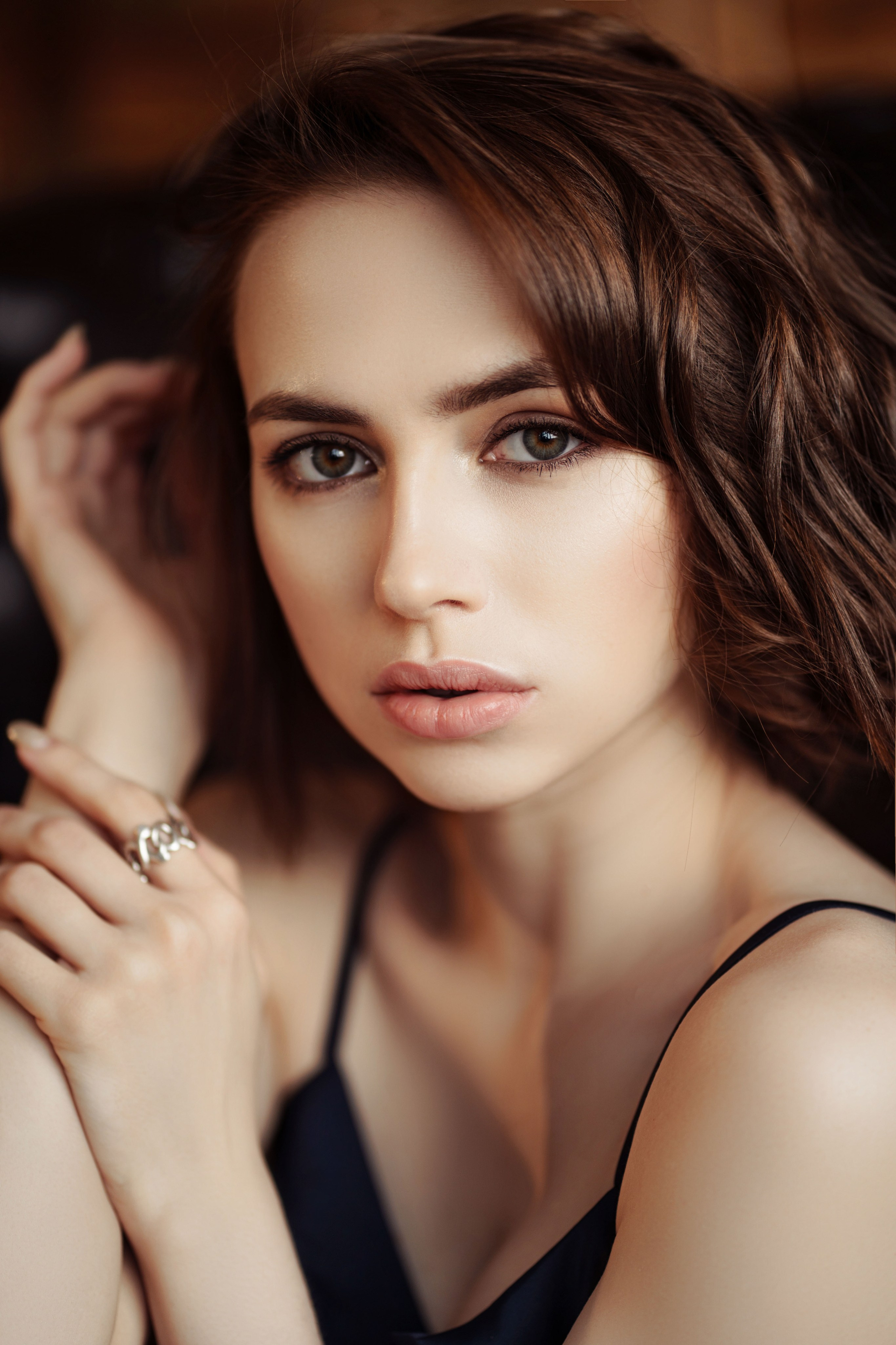 Съемка с Яной Енжаевой в студии. Свадебный и портретный фотограф Клипа Максим