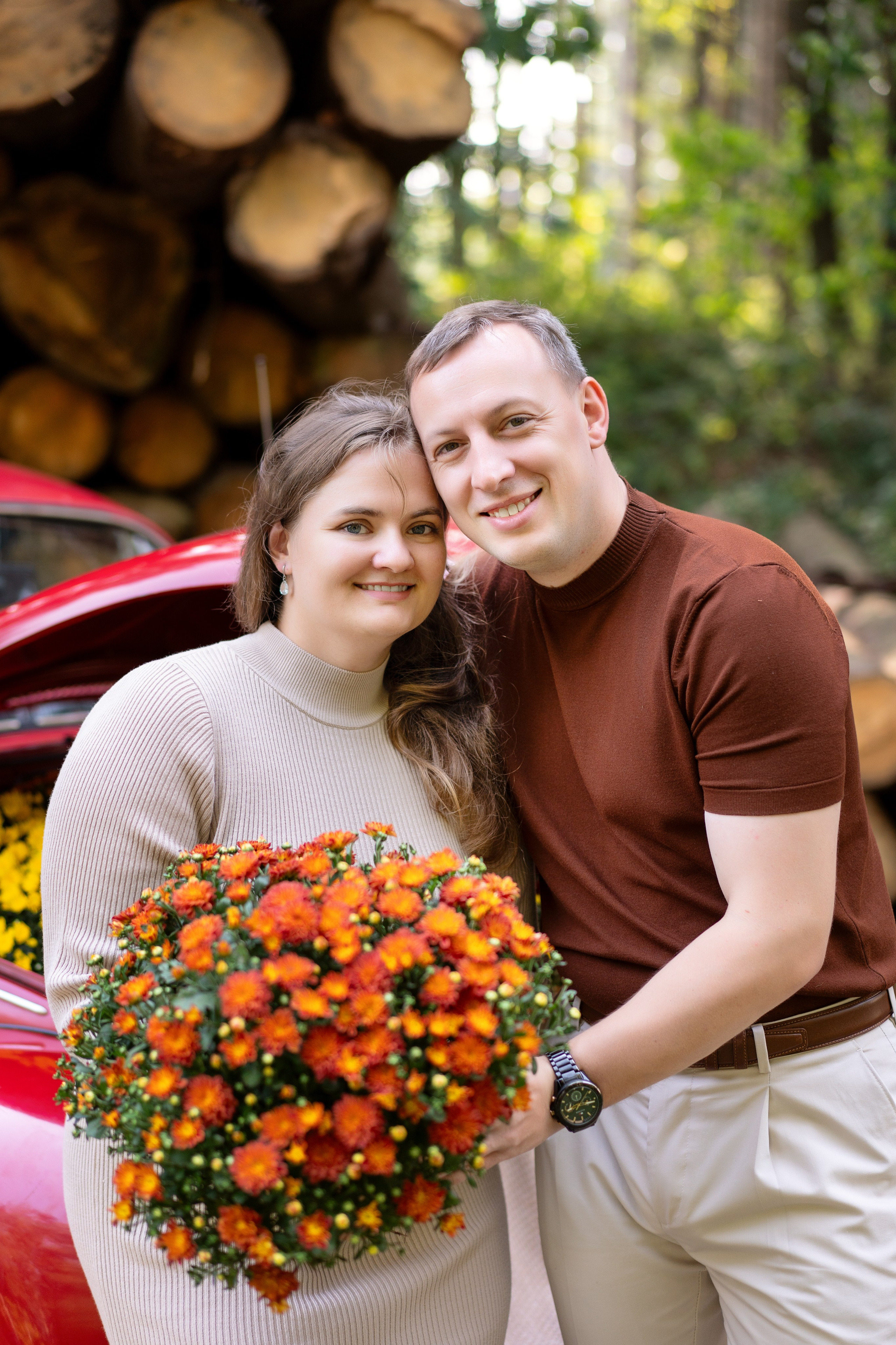 Фотодень с РетроМашинкой. Семейный и свадебный фотограф Минск, Беларусь Анна Орловская