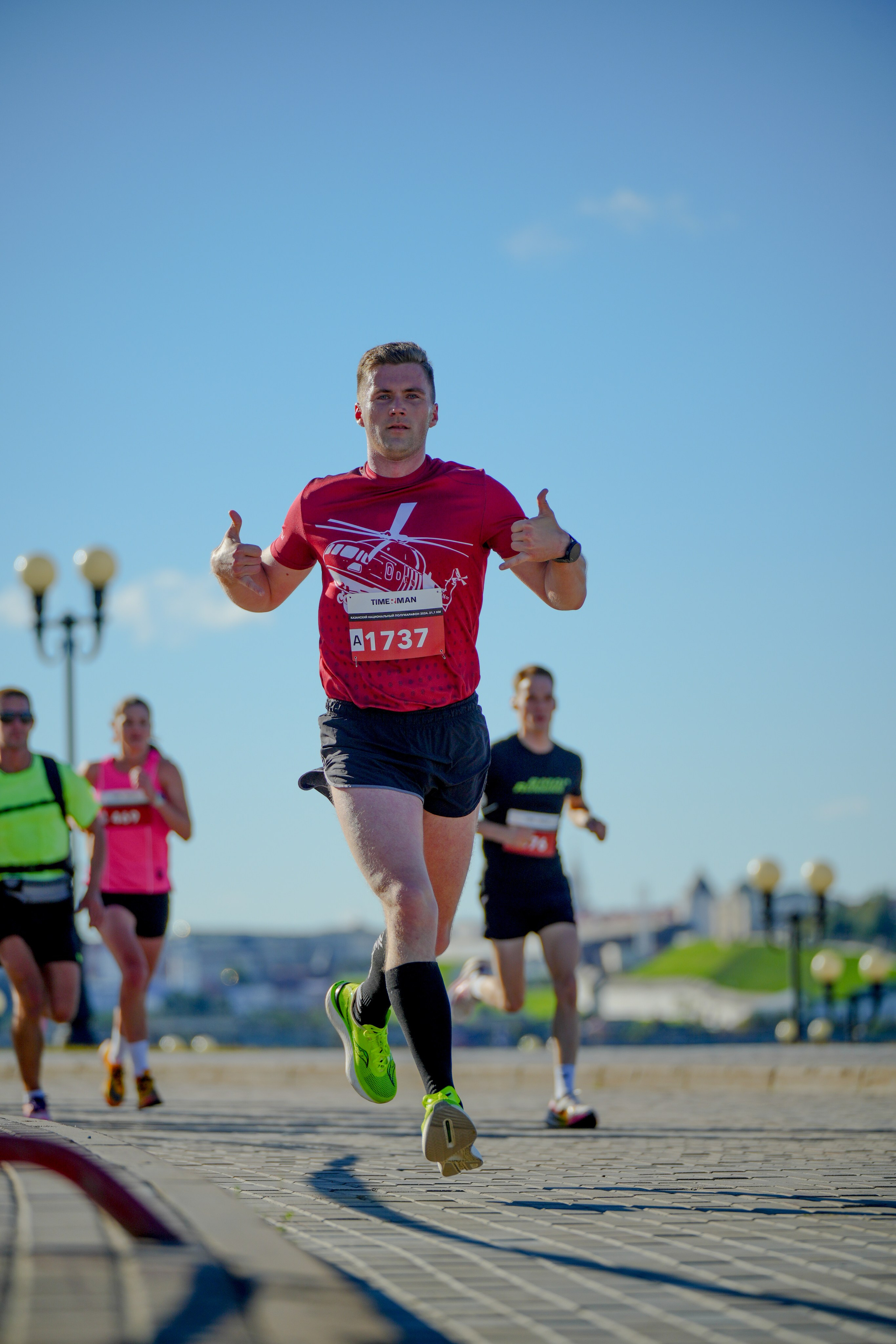 Спортивный репортаж Казанский полумарафон. Фотоким