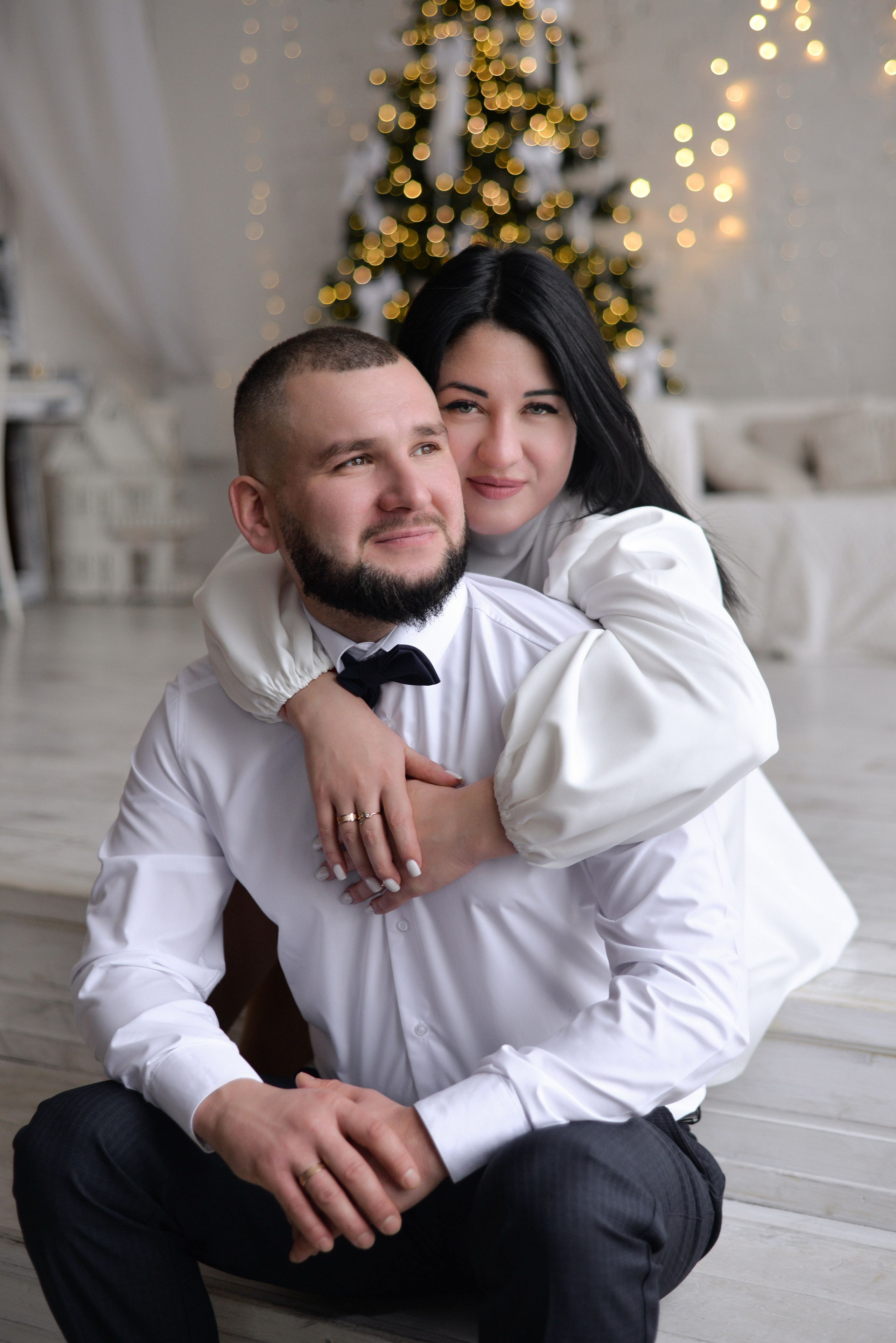 Настя и Сережа свадебная в студии. Семейный и свадебный фотограф Галина Абакумова, фотосессии в Белгороде