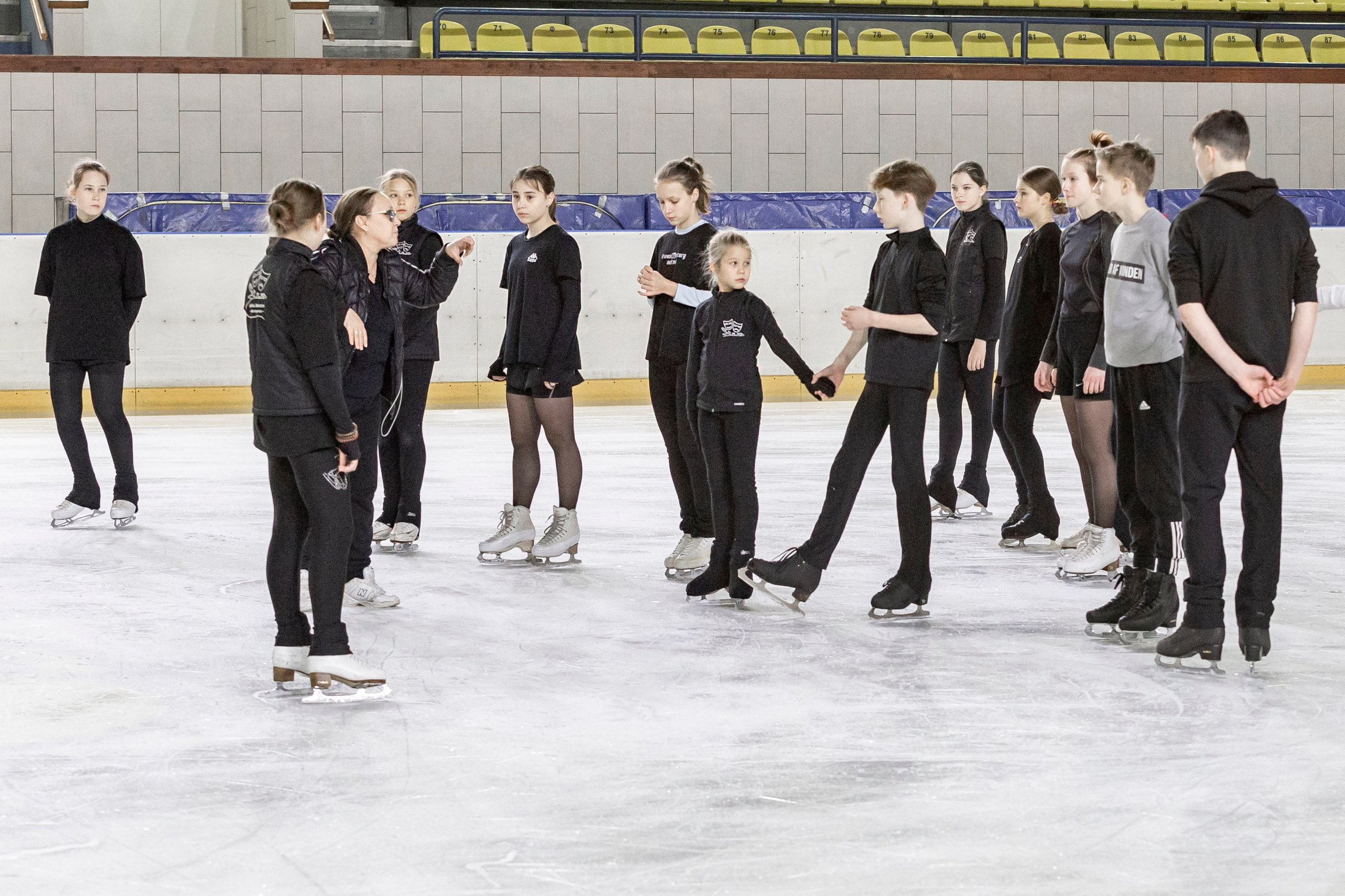 Тренировка на льду. Репортажный фотограф в Москве