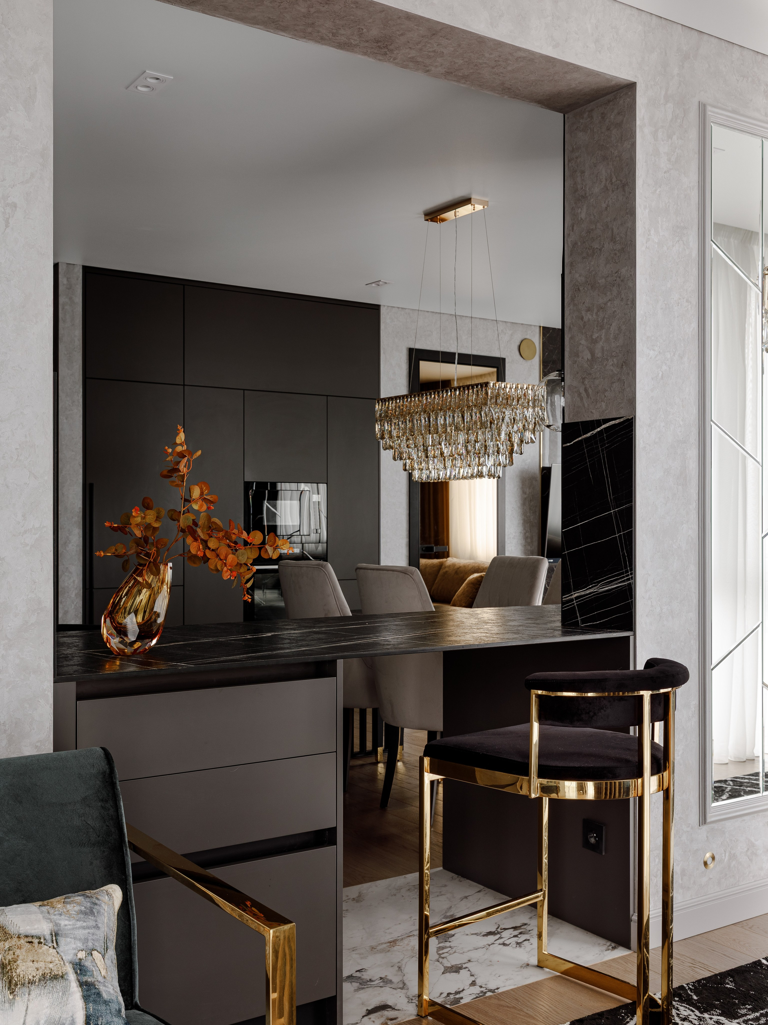 Дизайн Виктории Аббасовой, ЖК Прагма, Сочи. Интерьерный фотограф Москва
