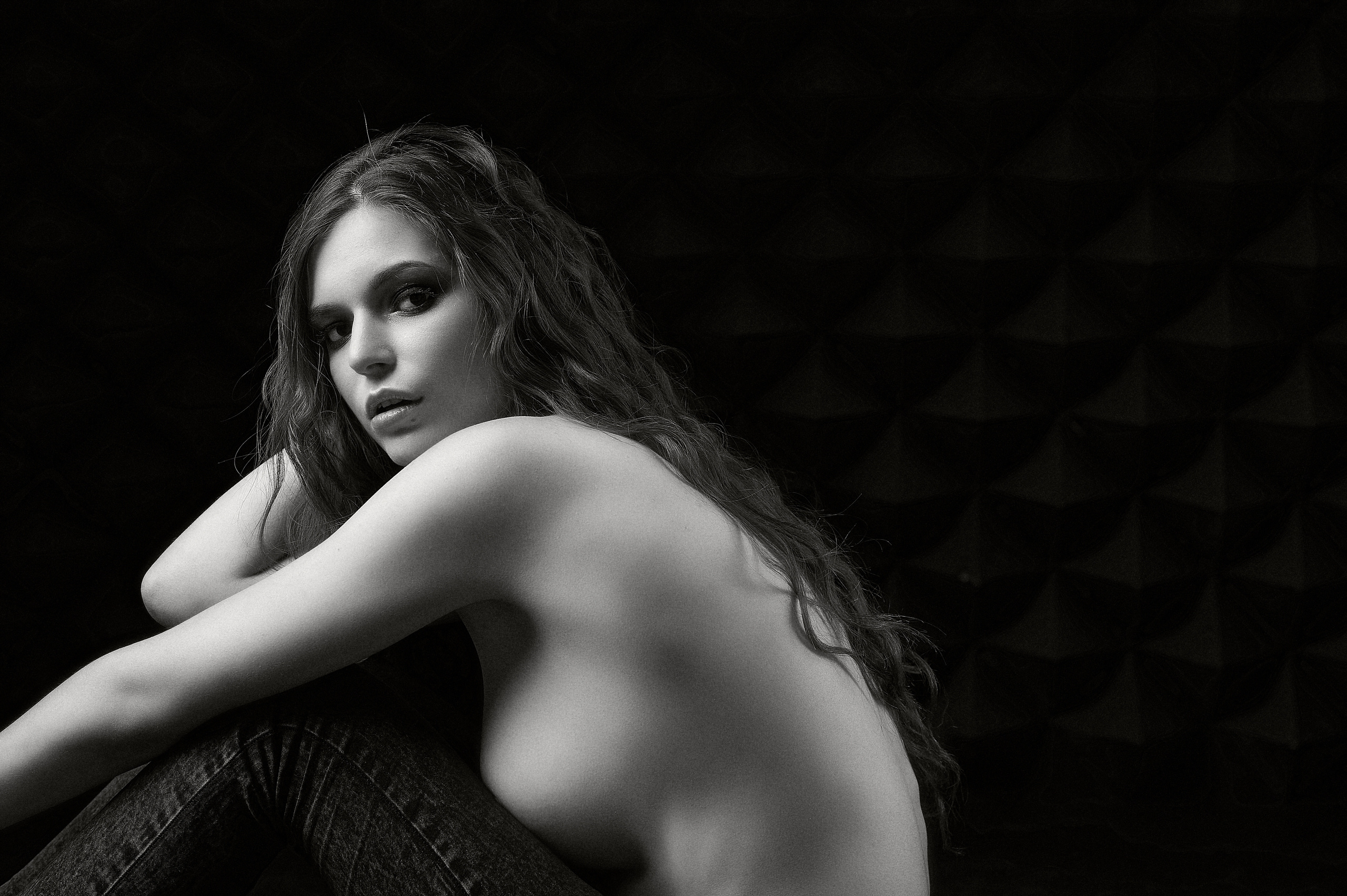 Откровенная фотосессия в чтудии Чили