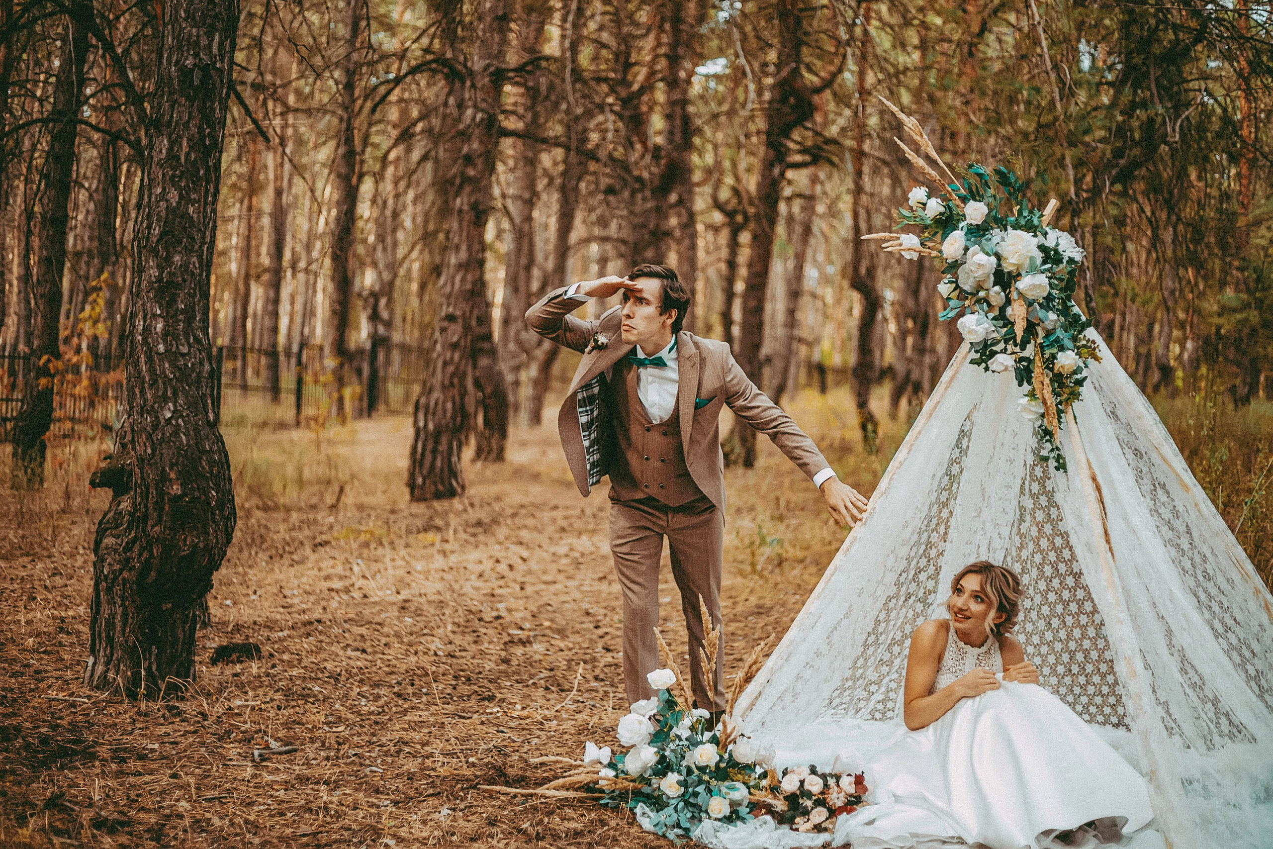 Свадебная фотосессия в парк-отеле. Фотограф в городе Самара Александр Гераськин