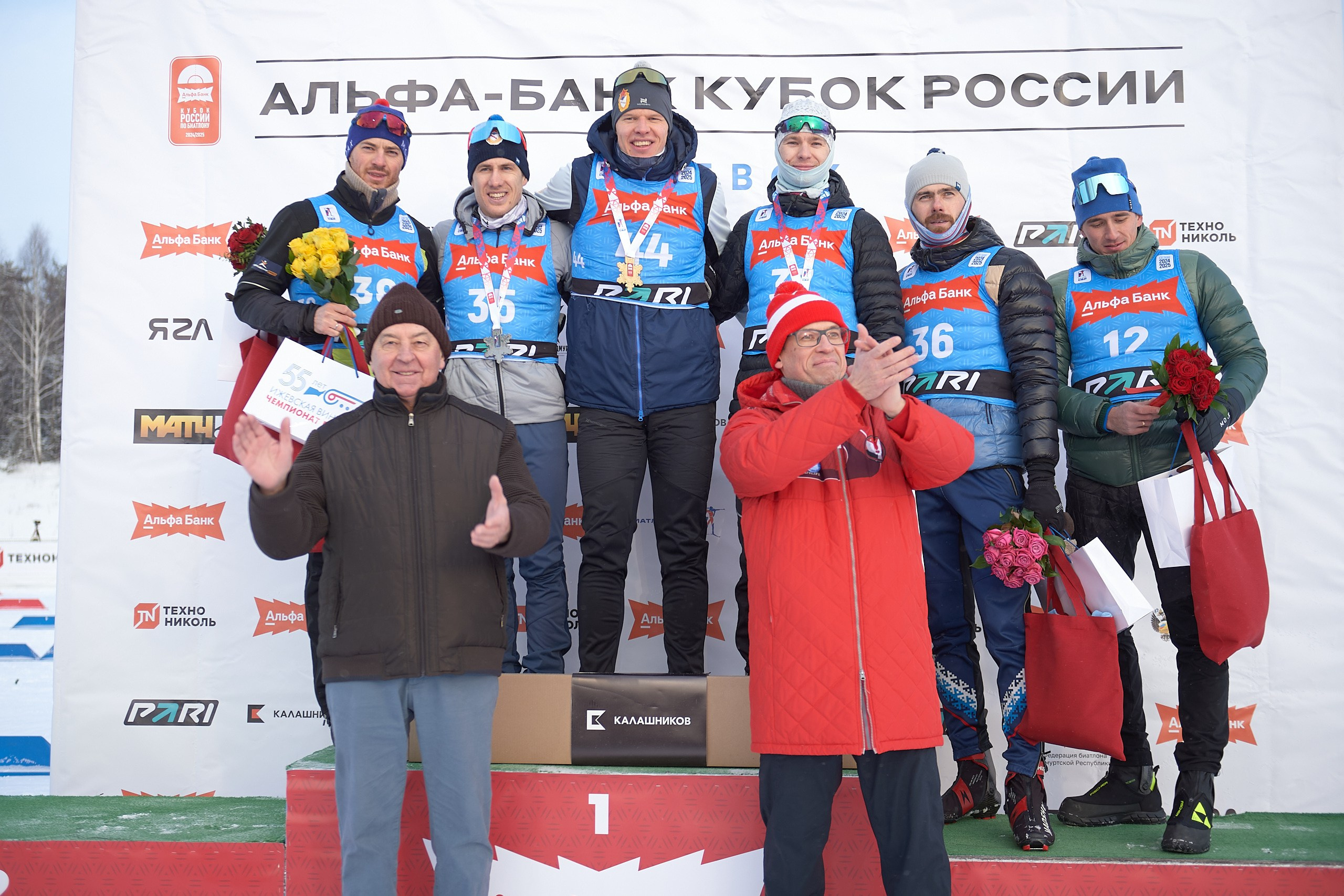 Биатлон. Чемпионат России — 2024/2025, 3-й этап, Ижевск. Спринт. Мужчины. Спортивный репортажный фотограф в Ижевске Сергей Мерзляков