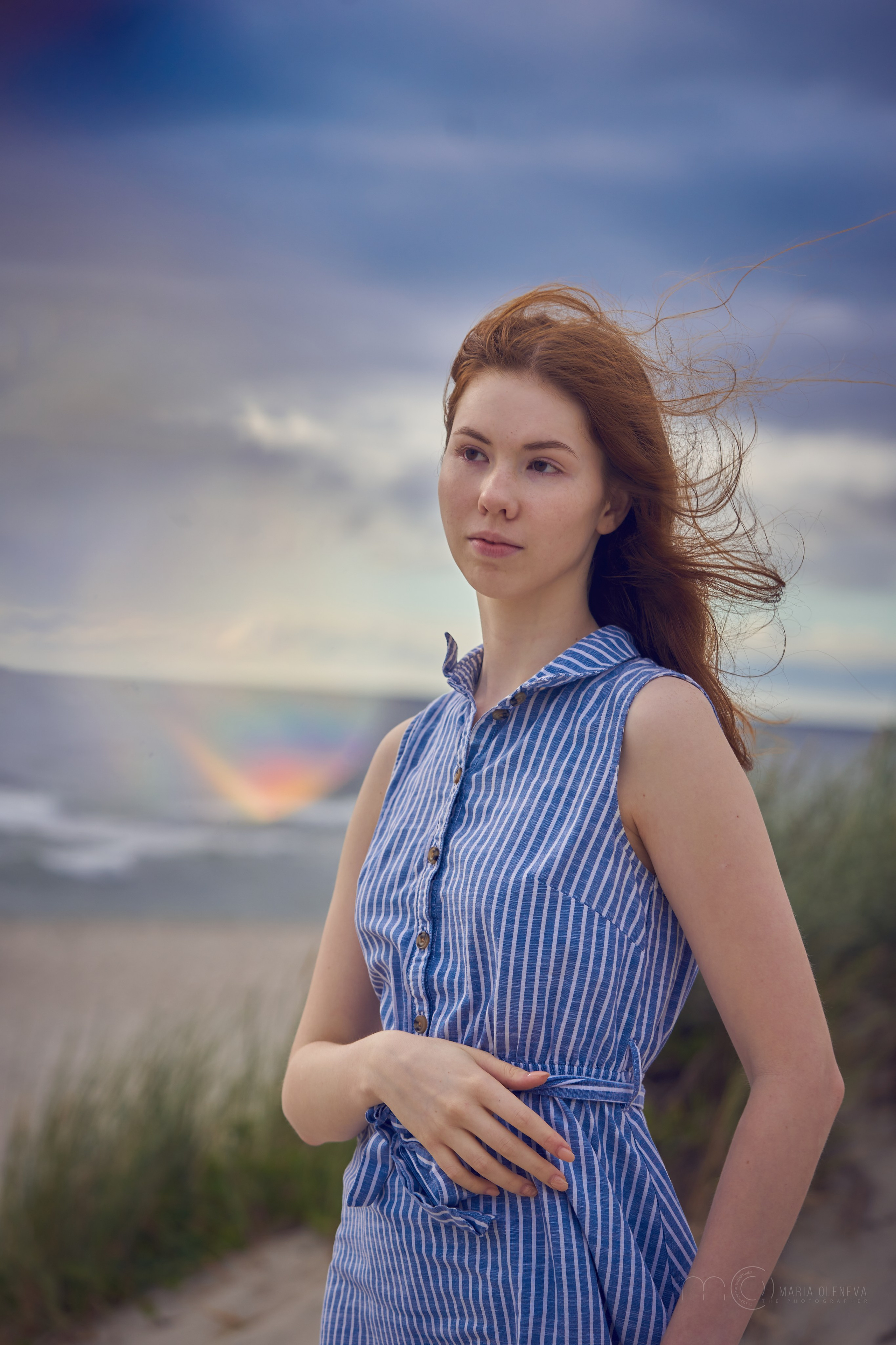 Полина и море. Фотограф Мария Оленева