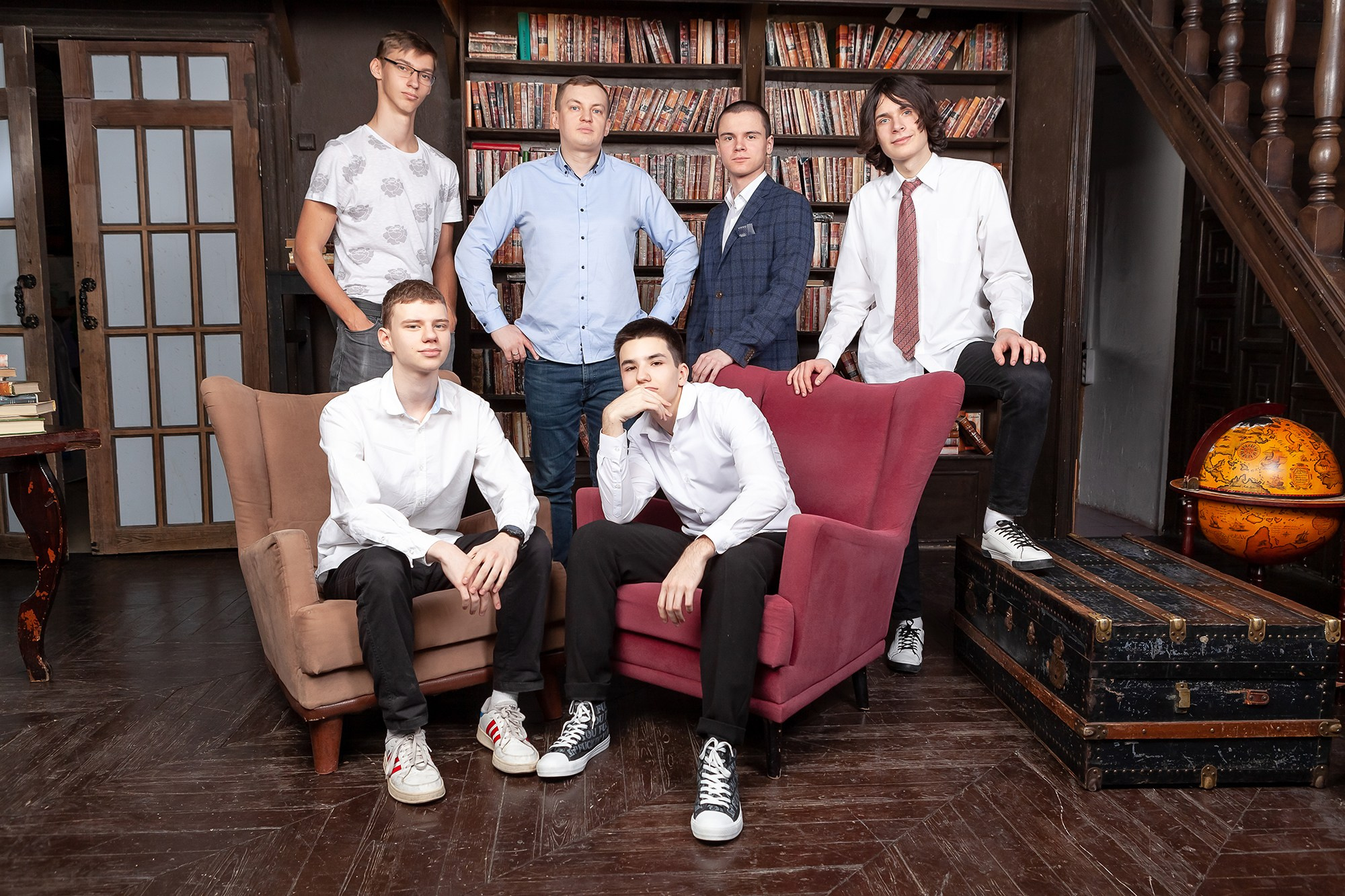 Групповое фото выпускников 11-го класса