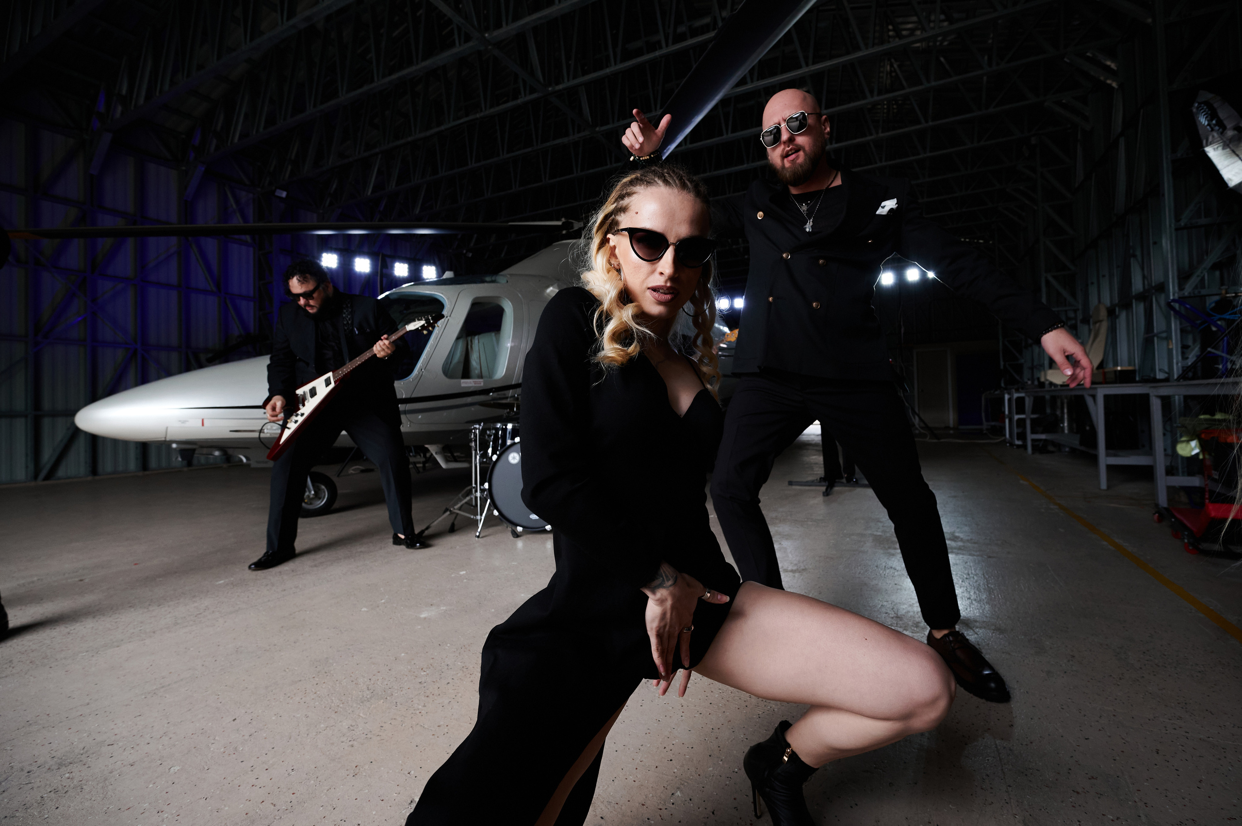 Бекстейдж съемки клипа группы RADIATOR. Фотограф Сочи Александр Лашкул