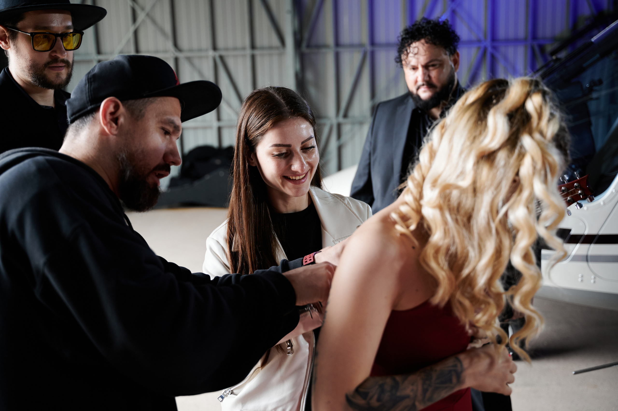 Бекстейдж съемки клипа группы RADIATOR. Фотограф Сочи Александр Лашкул