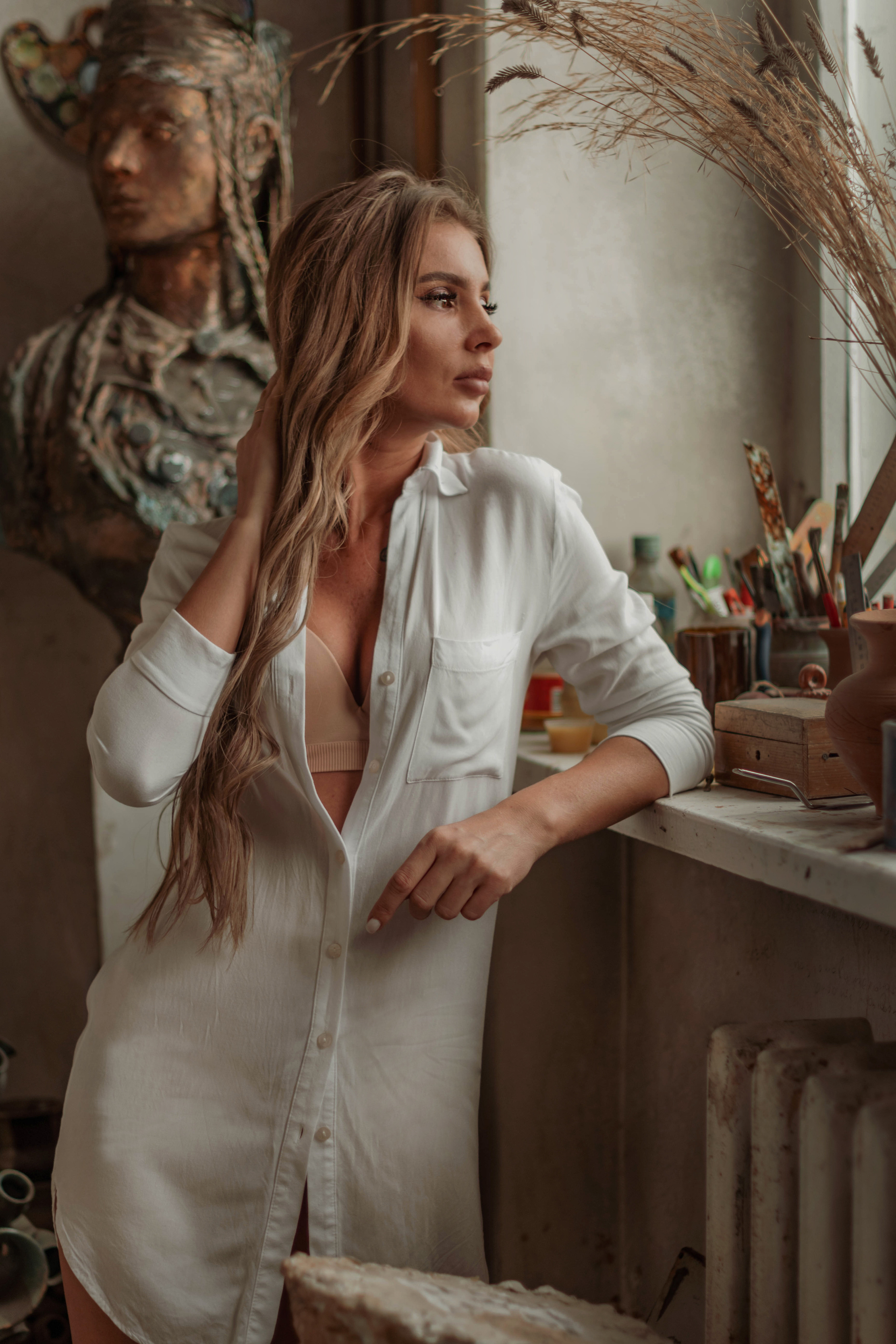 В художественной мастерской. Семейный и свадебный фотограф в Абакане Юлия Су