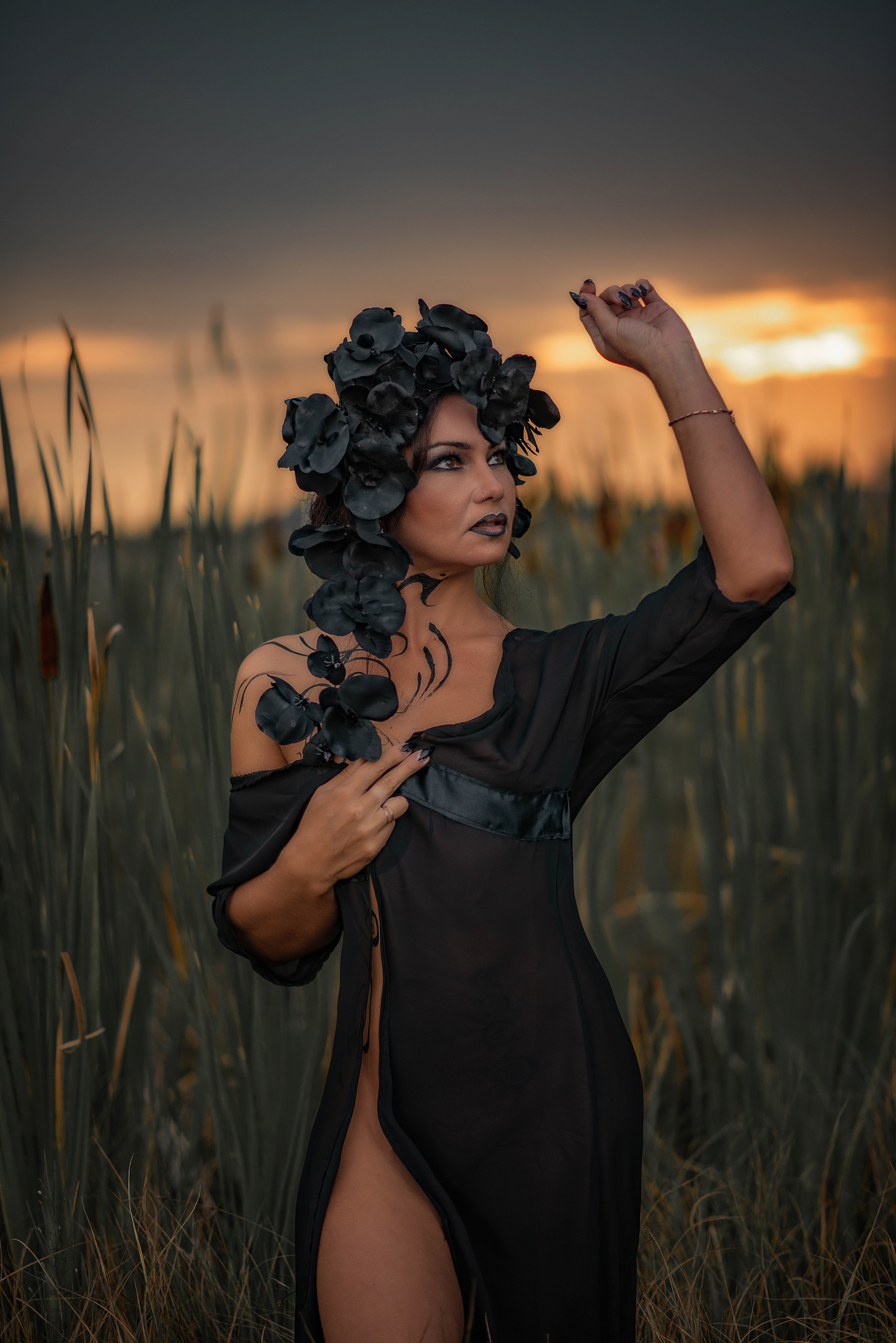 Черная орхидея. Семейный и свадебный фотограф в Абакане Юлия Су