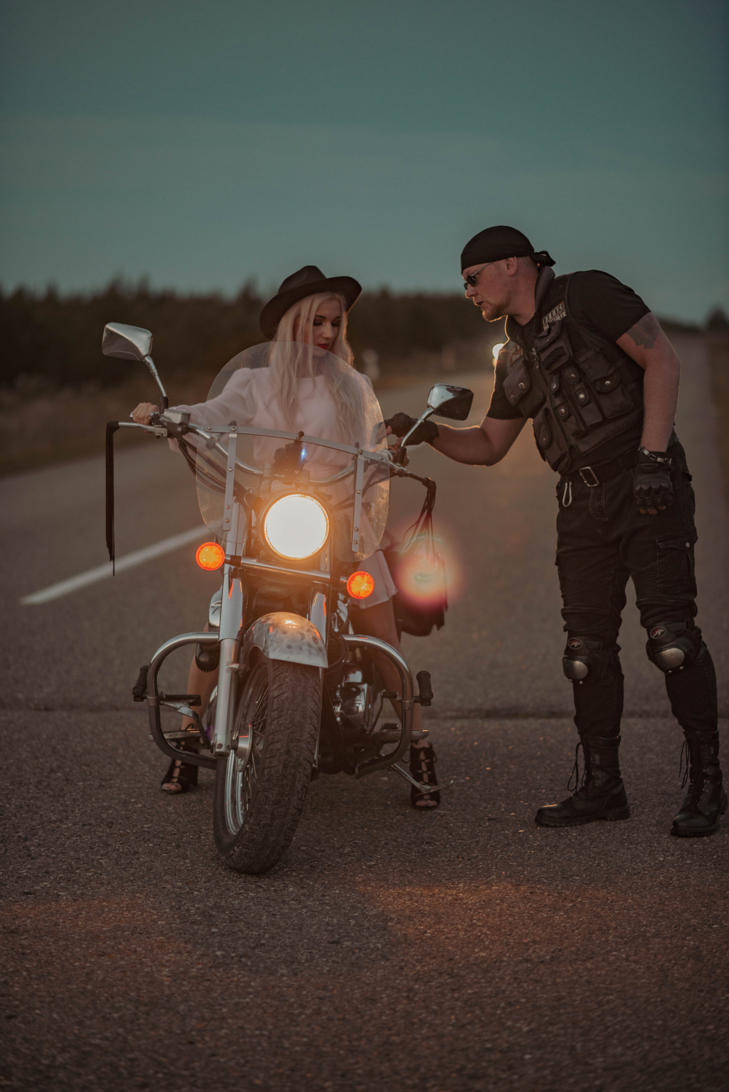 На мотоцикле. Семейный и свадебный фотограф в Абакане Юлия Су