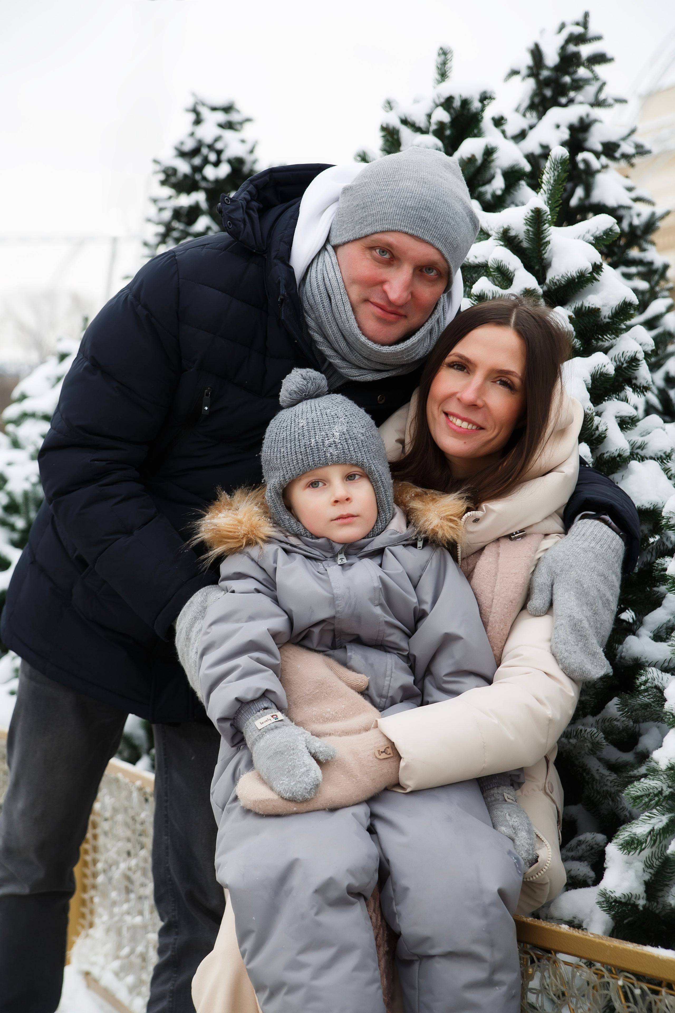 Зимняя семейная фотосессия. Индивидуальная и свадебная фотосъёмка в Москве и МО Ерёмин Павел