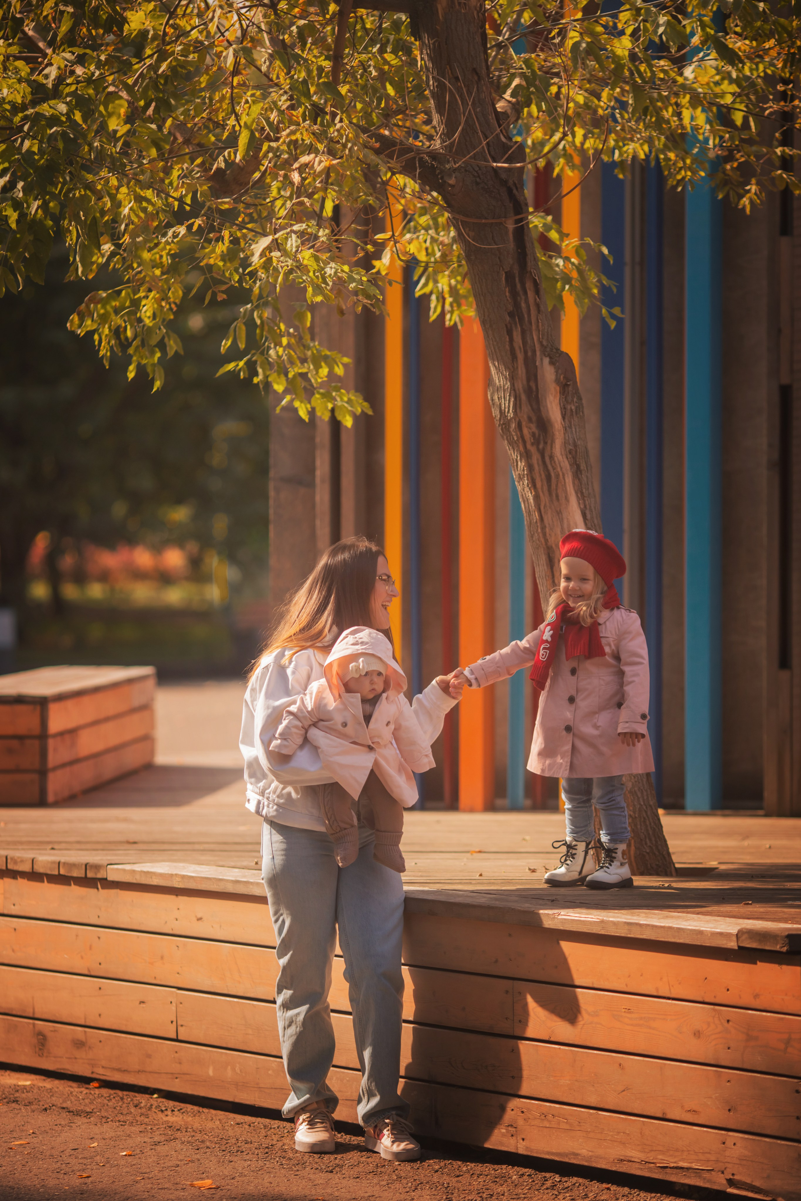 Прогулка в Парке Горького. צלם ואמן ילדים ומשפחה