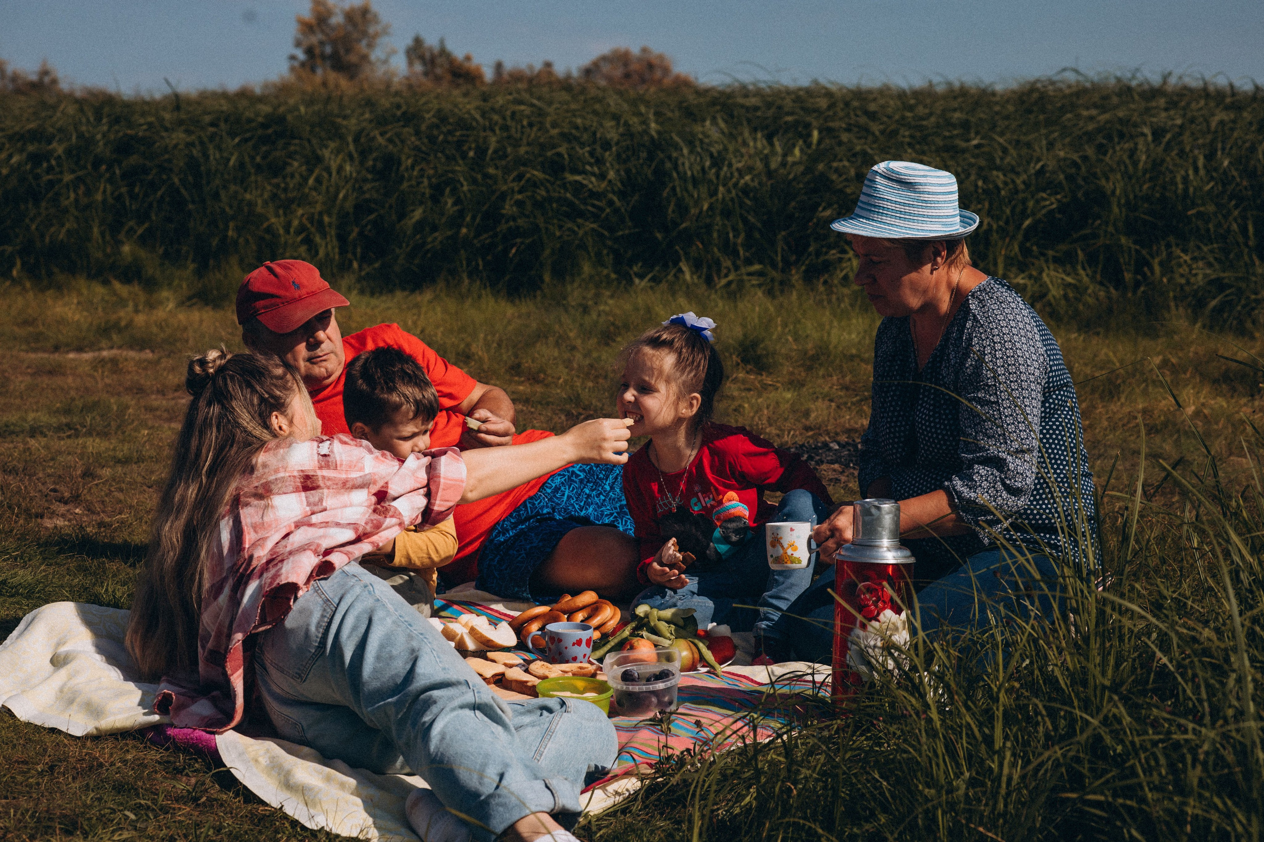 Семейный пикник. Семейный фотограф Нижневартовск Тюмень Ефимова Ирина