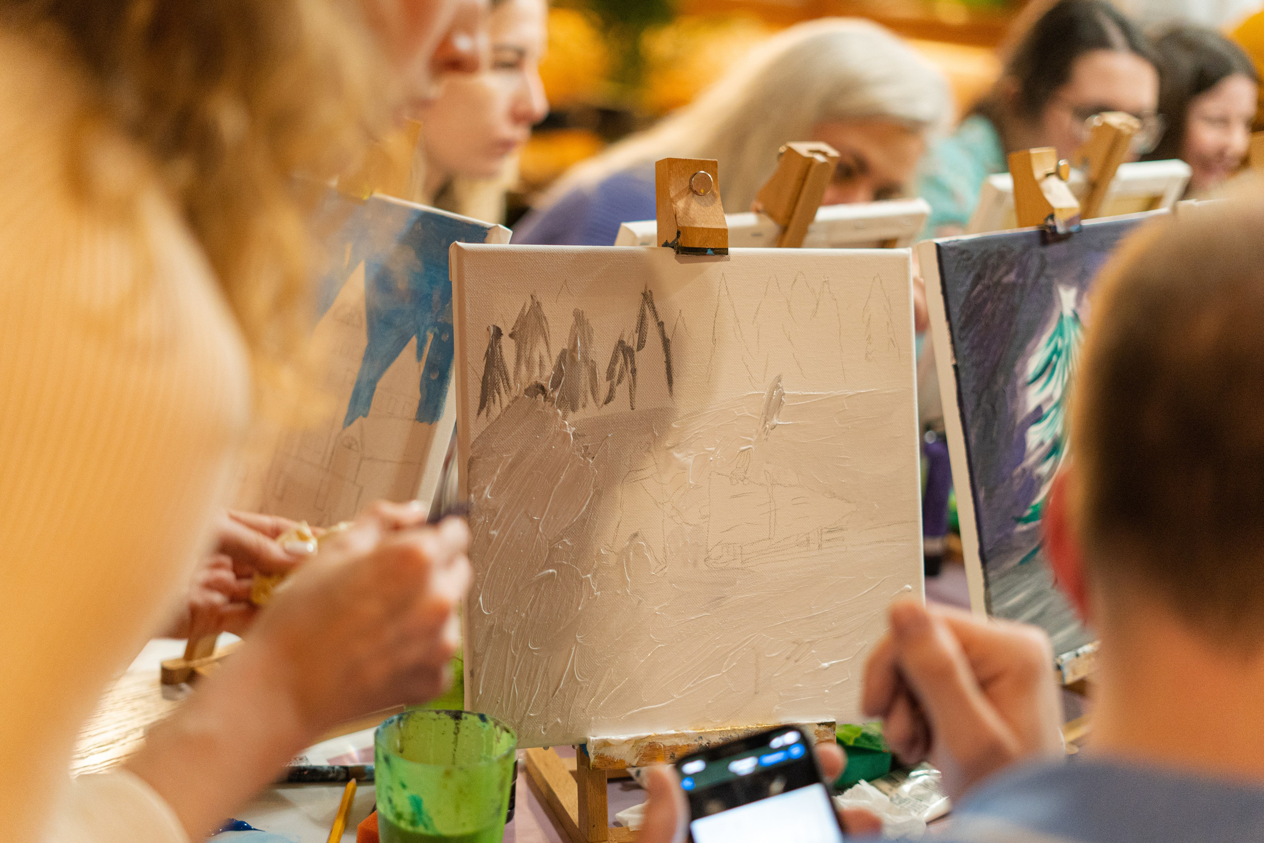 Корпоратив Teach Me Art 2. Портретный фотограф в Москве и Санкт-Петербурге Арина Чех