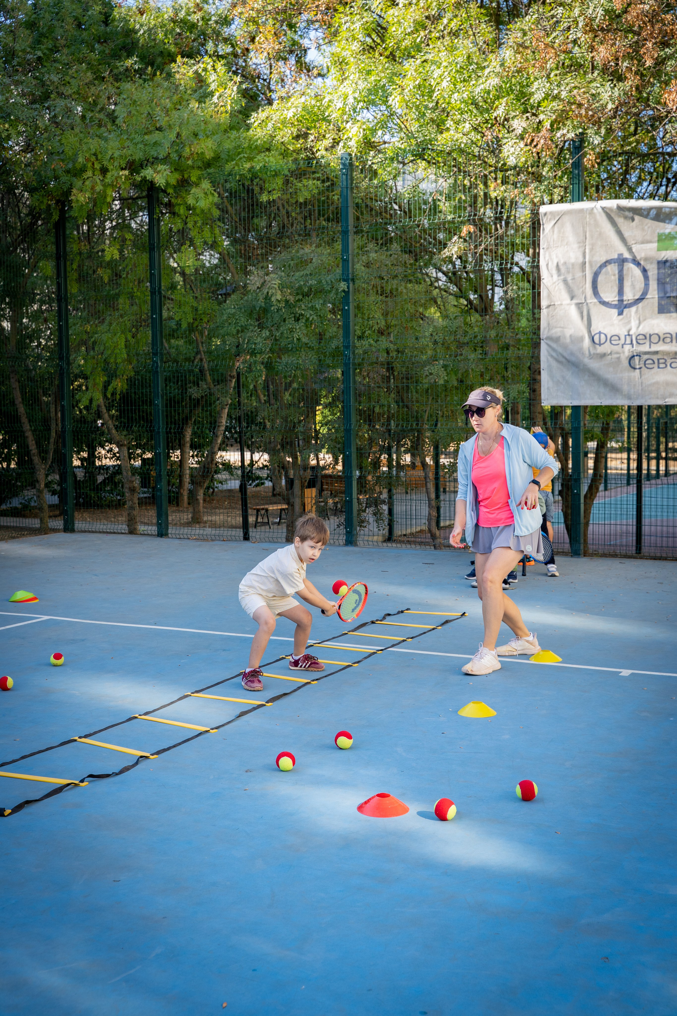 Федерация тенниса Севастополь. Малыши. Анастасия Дунаева. Фотограф в Севастополе