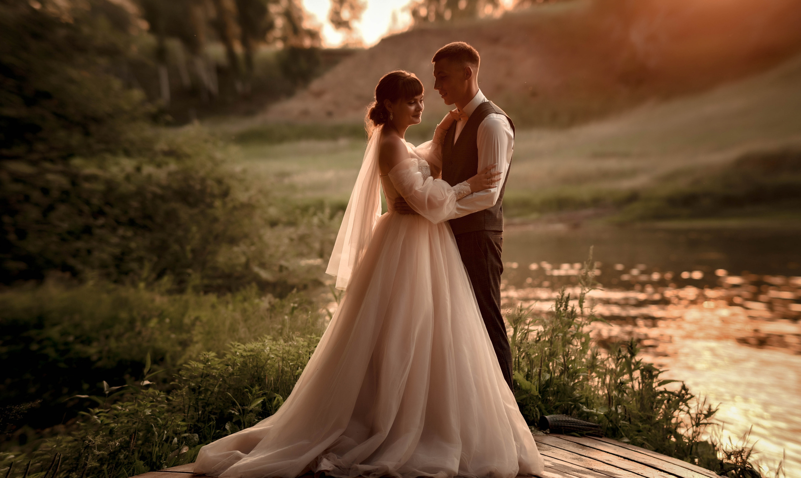 Летняя свадьба в + 35С Юра+Ксюша. Свадебный, семейный, детский, контент фотограф в Омске Максим Ильин