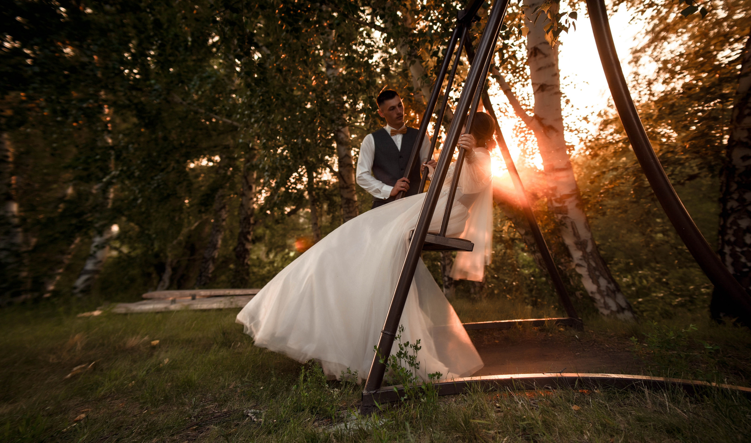 Летняя свадьба в + 35С Юра+Ксюша. Свадебный, семейный, детский, контент фотограф в Омске Максим Ильин