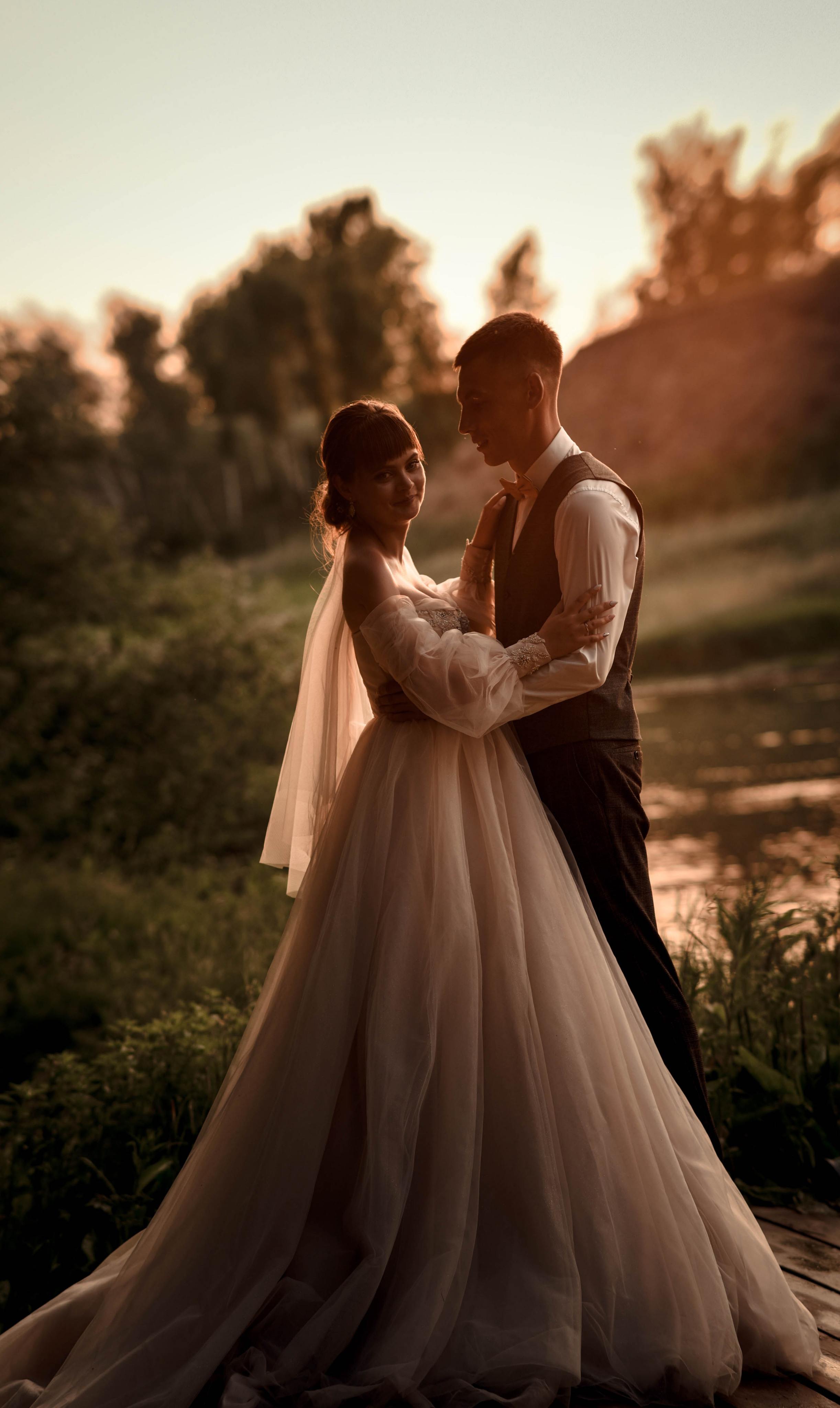 Летняя свадьба в + 35С Юра+Ксюша. Свадебный, семейный, детский, контент фотограф в Омске Максим Ильин