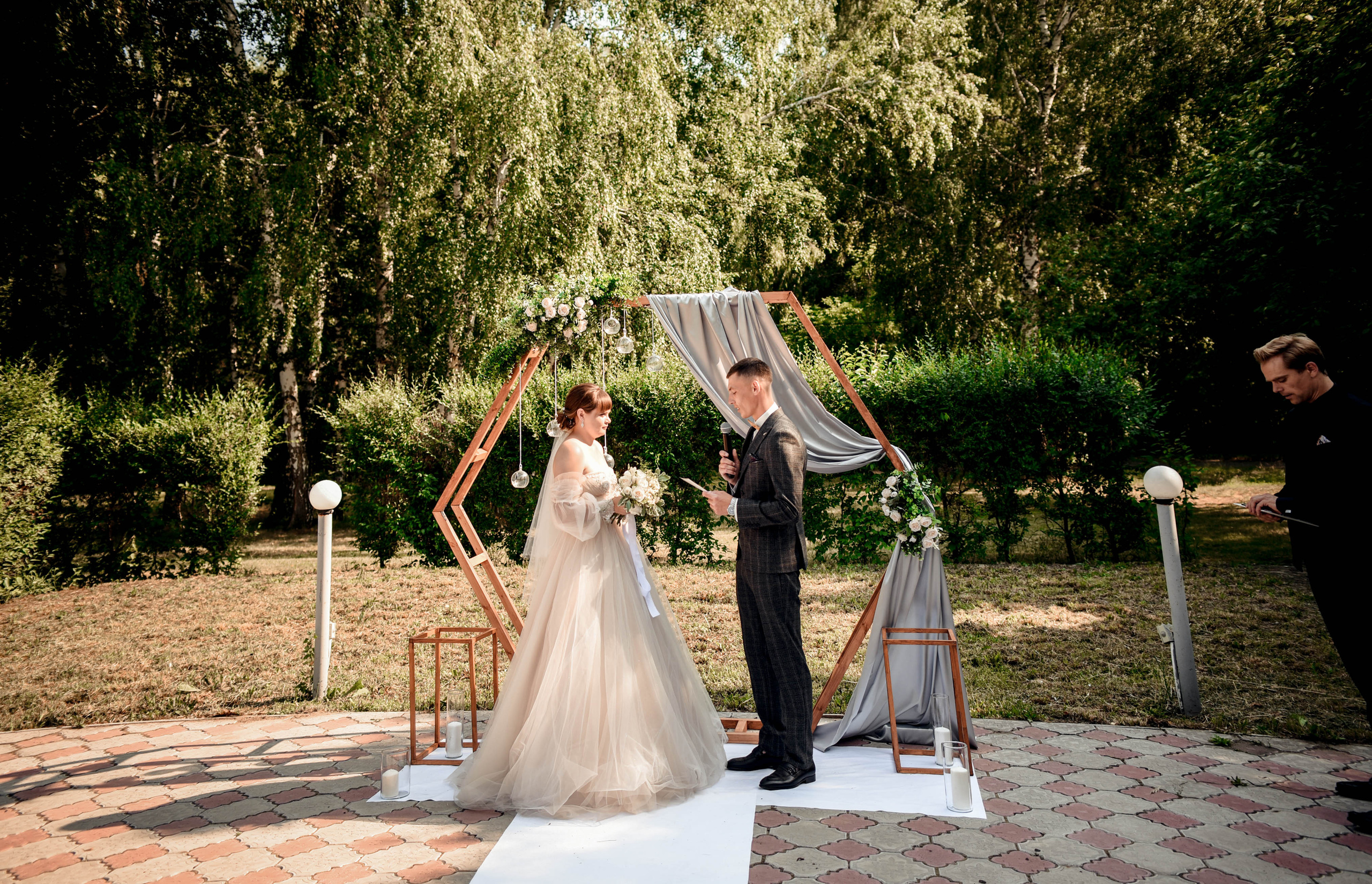 Летняя свадьба в + 35С Юра+Ксюша. Свадебный, семейный, детский, контент фотограф в Омске Максим Ильин