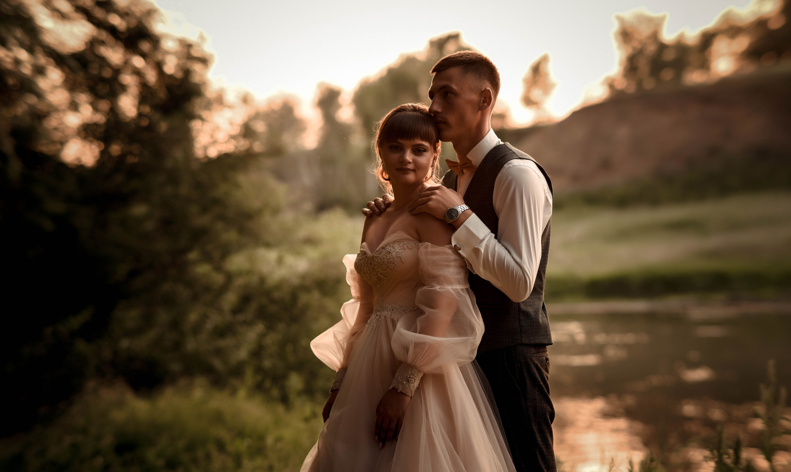 Летняя свадьба в + 35С Юра+Ксюша. Свадебный, семейный, детский, контент фотограф в Омске Максим Ильин