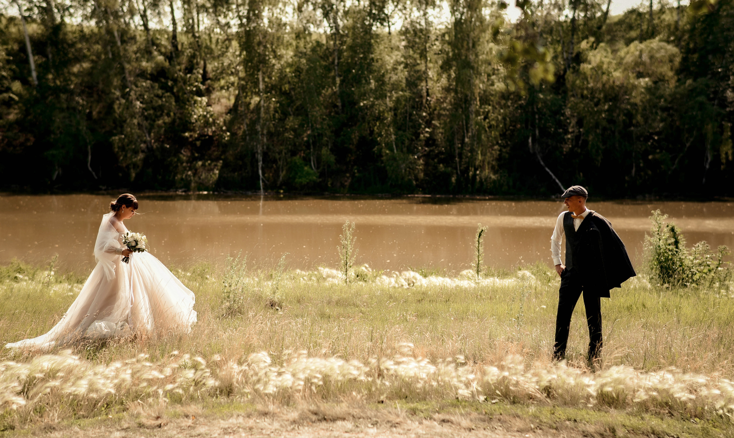 Летняя свадьба в + 35С Юра+Ксюша. Свадебный, семейный, детский, контент фотограф в Омске Максим Ильин