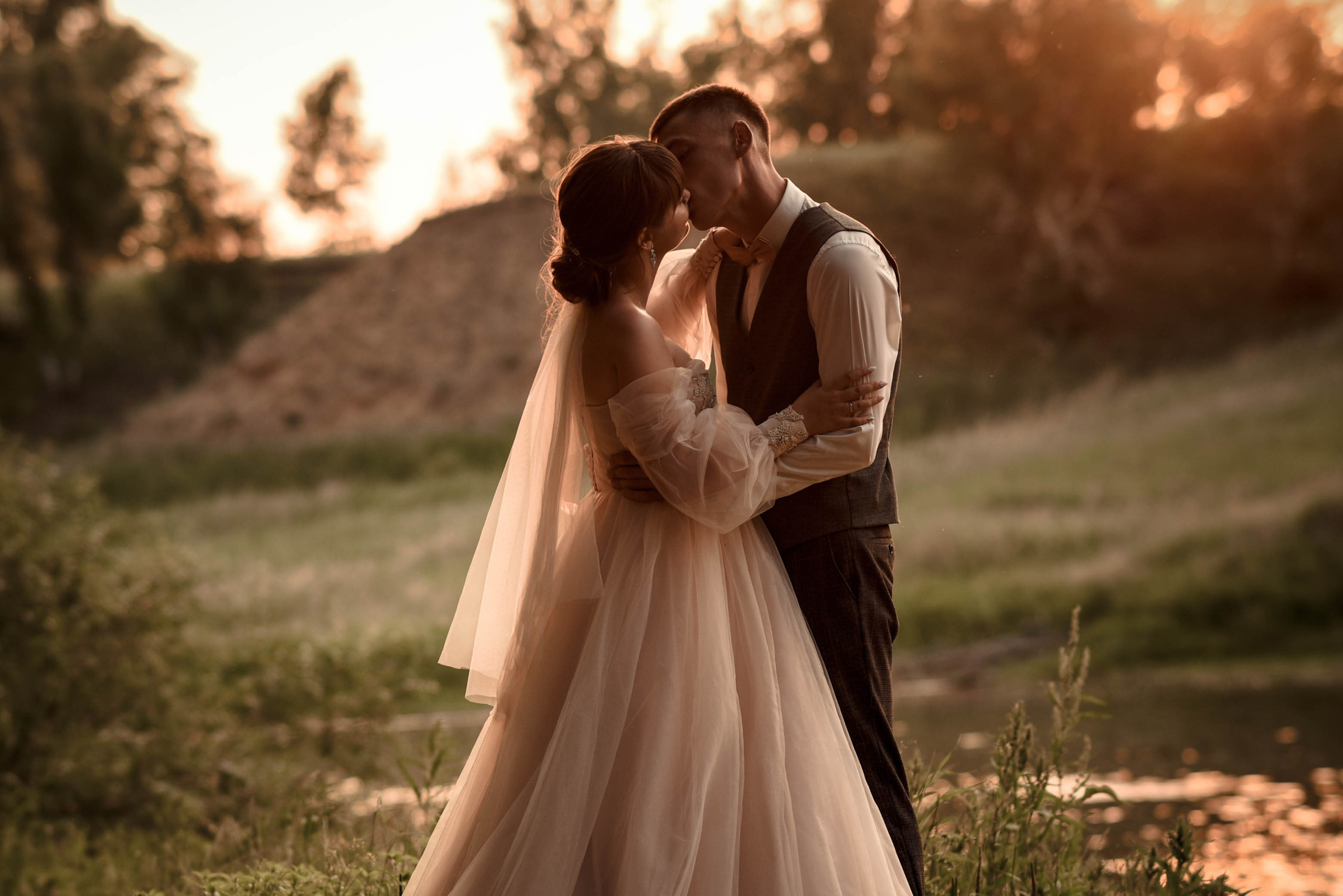 Летняя свадьба в + 35С Юра+Ксюша. Свадебный, семейный, детский, контент фотограф в Омске Максим Ильин