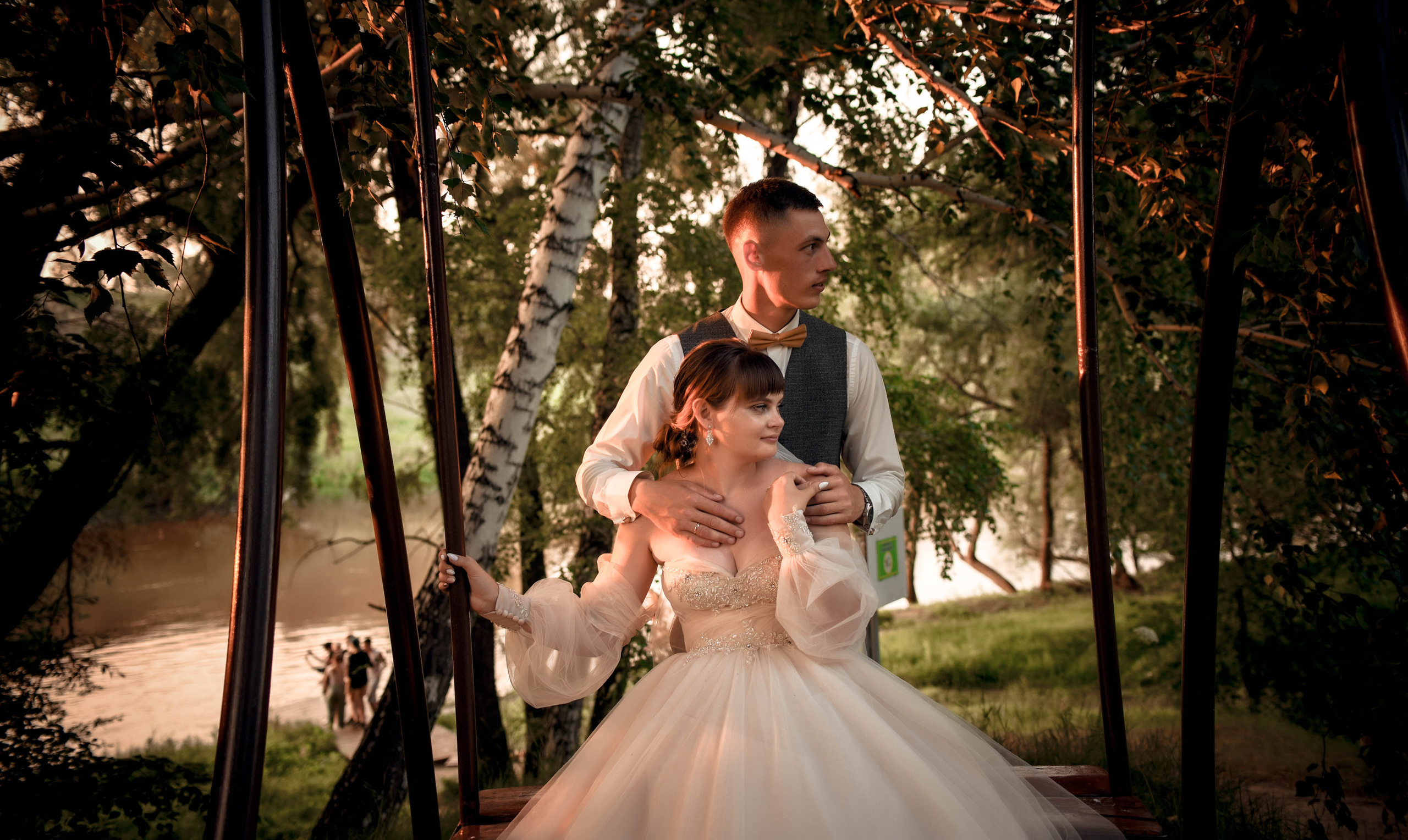 Летняя свадьба в + 35С Юра+Ксюша. Свадебный, семейный, детский, контент фотограф в Омске Максим Ильин