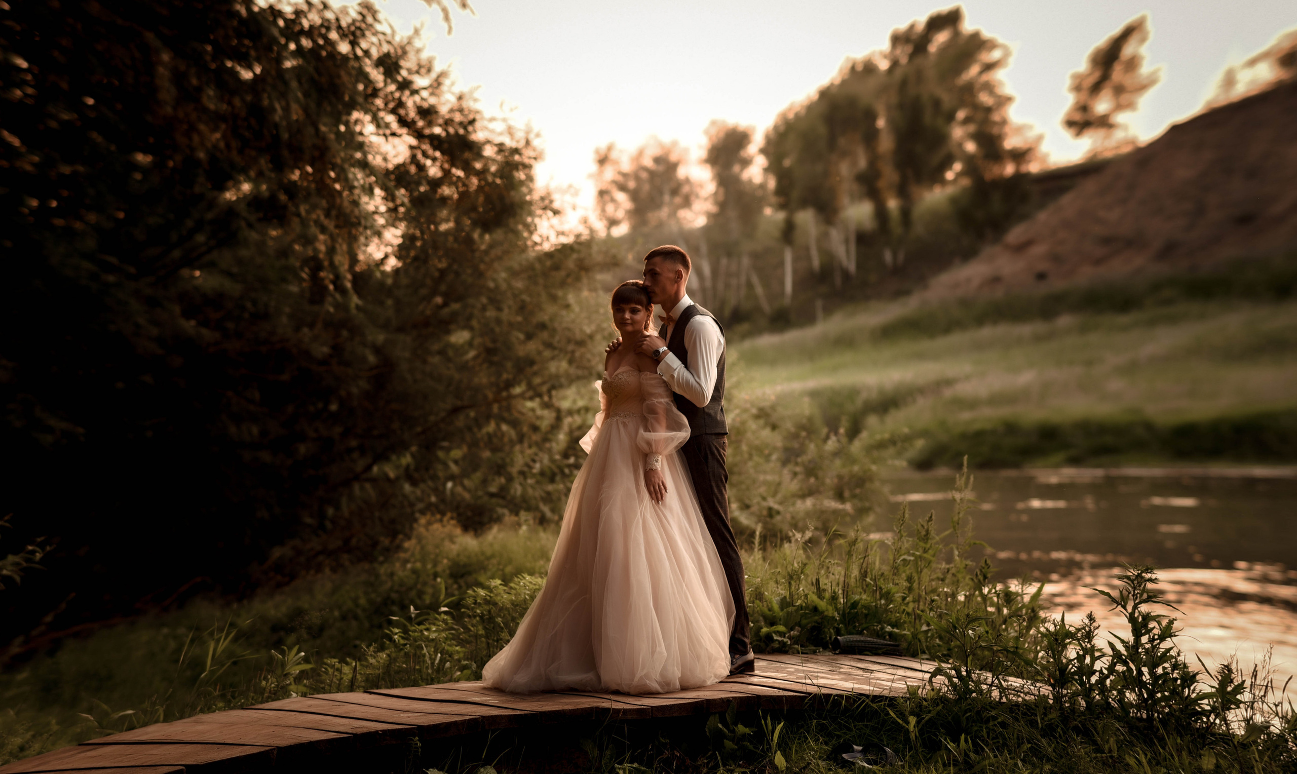 Летняя свадьба в + 35С Юра+Ксюша. Свадебный, семейный, детский, контент фотограф в Омске Максим Ильин