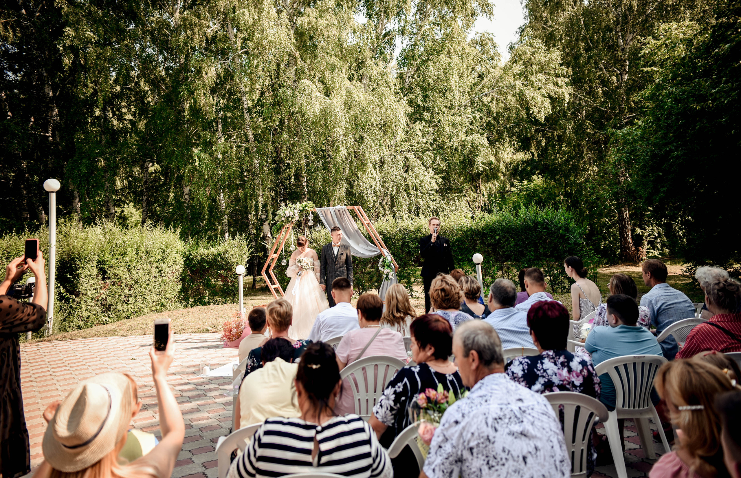 Летняя свадьба в + 35С Юра+Ксюша. Свадебный, семейный, детский, контент фотограф в Омске Максим Ильин