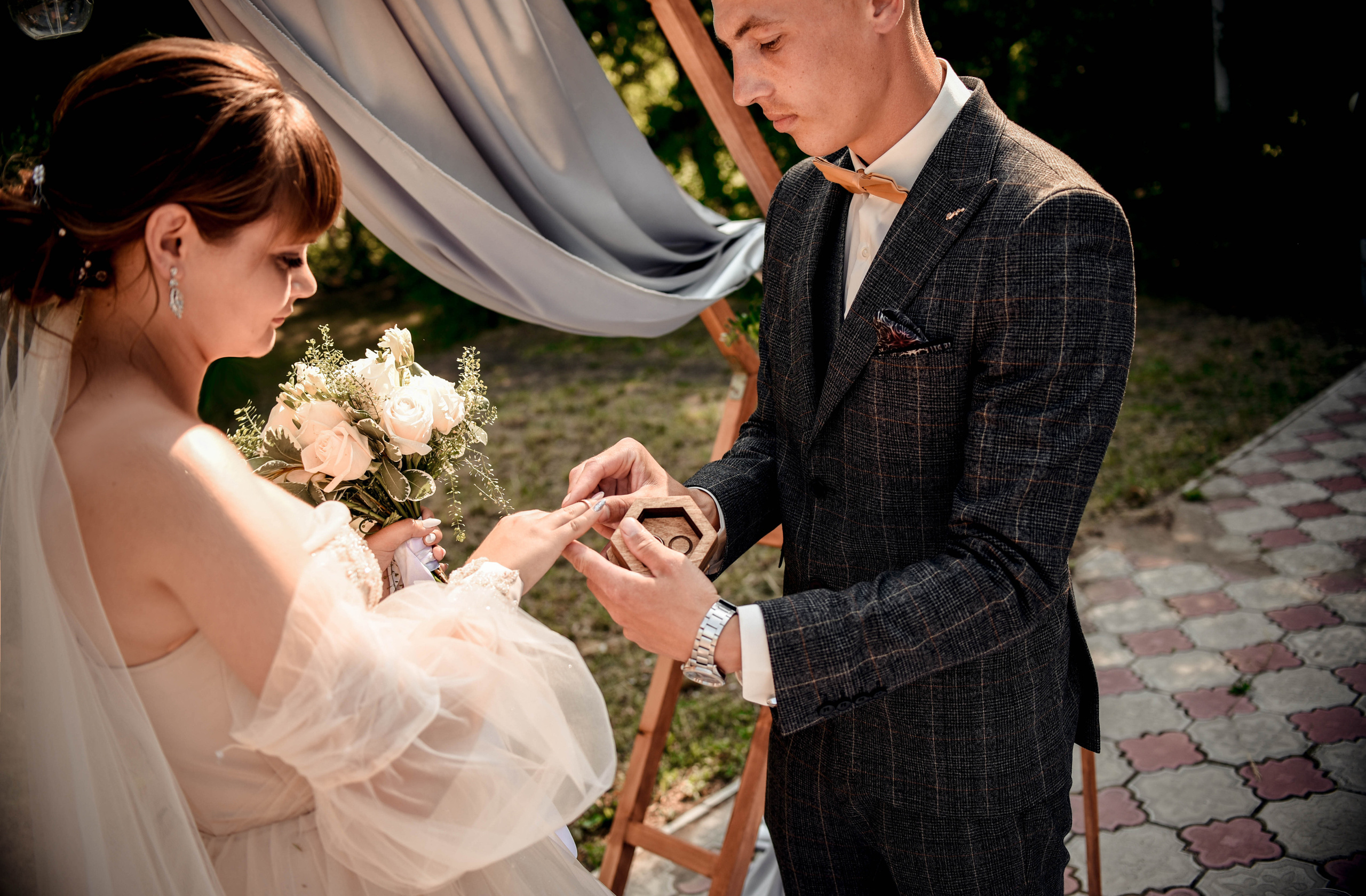 Летняя свадьба в + 35С Юра+Ксюша. Свадебный, семейный, детский, контент фотограф в Омске Максим Ильин