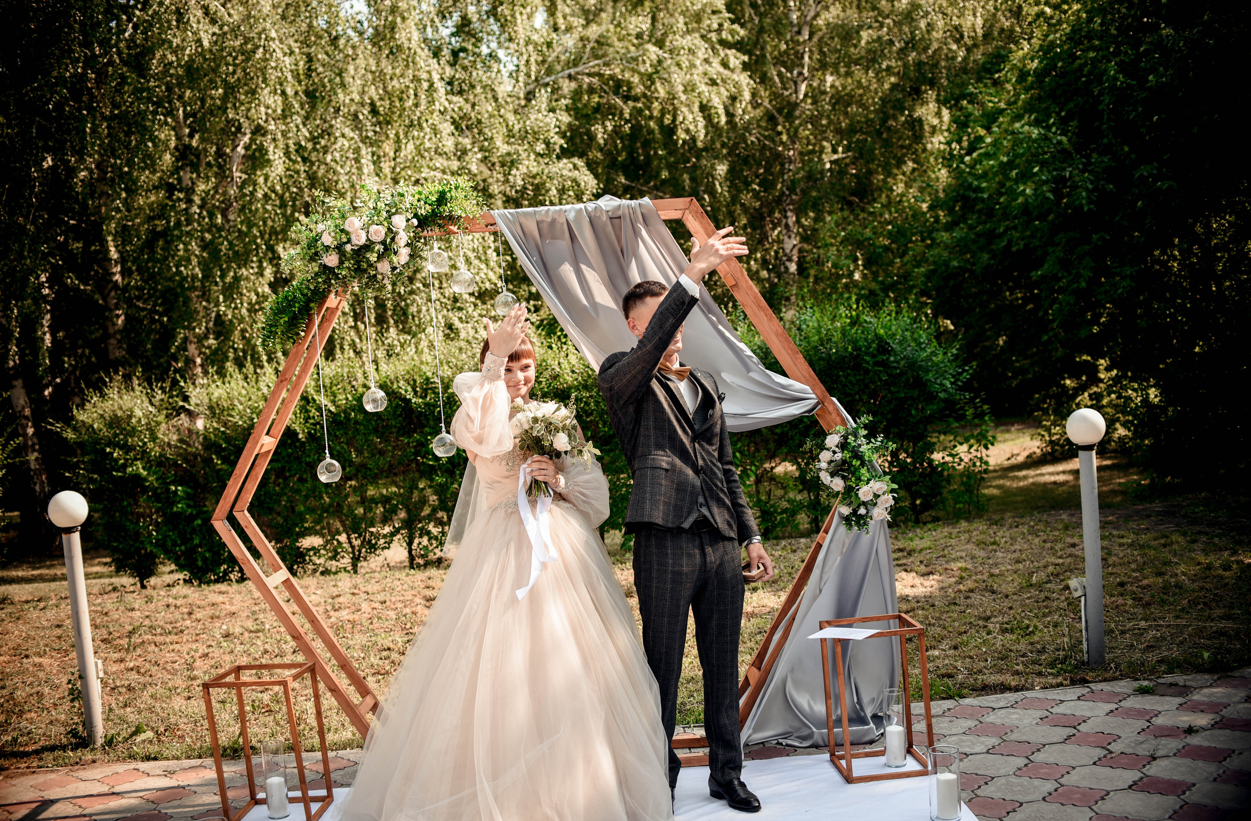 Летняя свадьба в + 35С Юра+Ксюша. Свадебный, семейный, детский, контент фотограф в Омске Максим Ильин