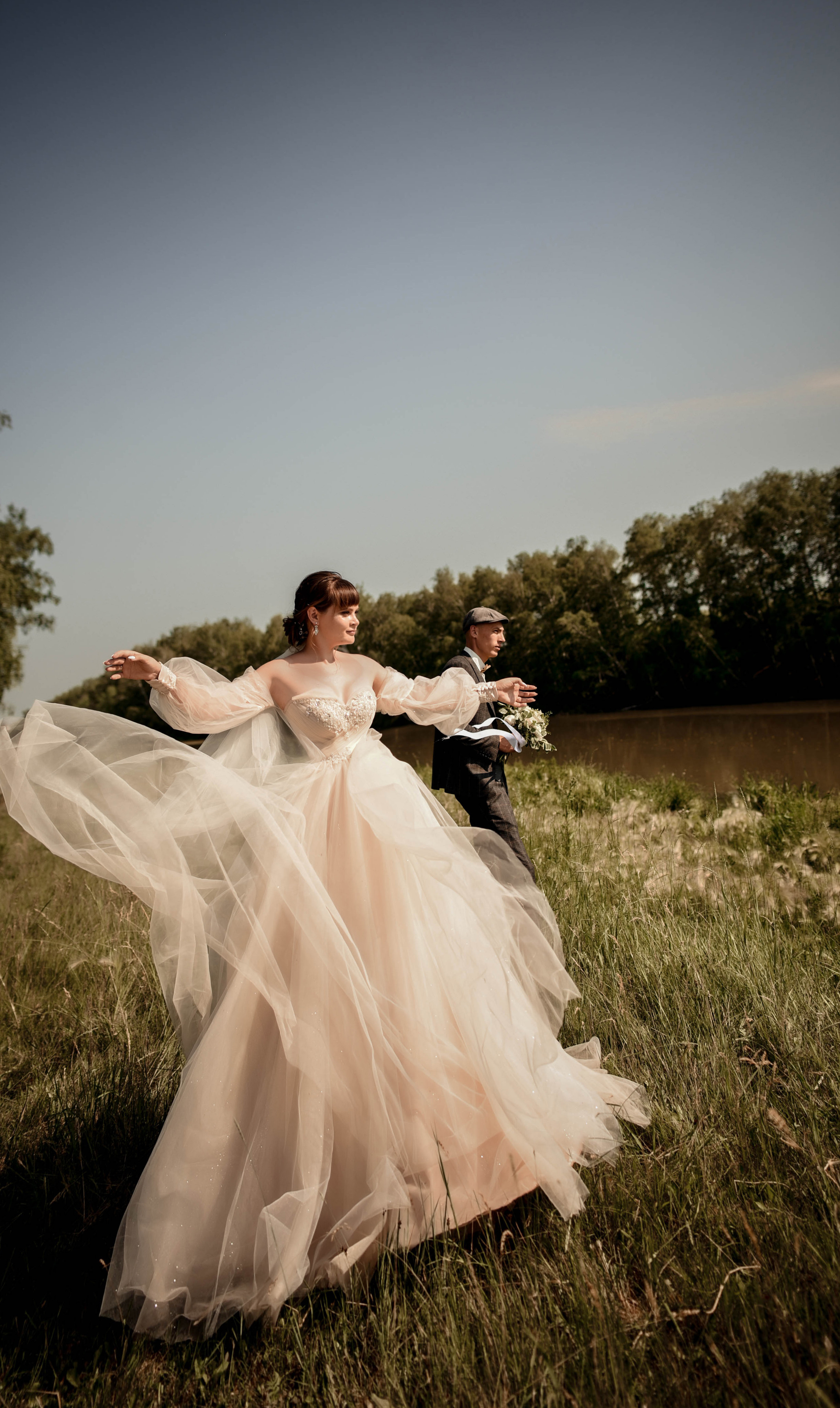 Летняя свадьба в + 35С Юра+Ксюша. Свадебный, семейный, детский, контент фотограф в Омске Максим Ильин