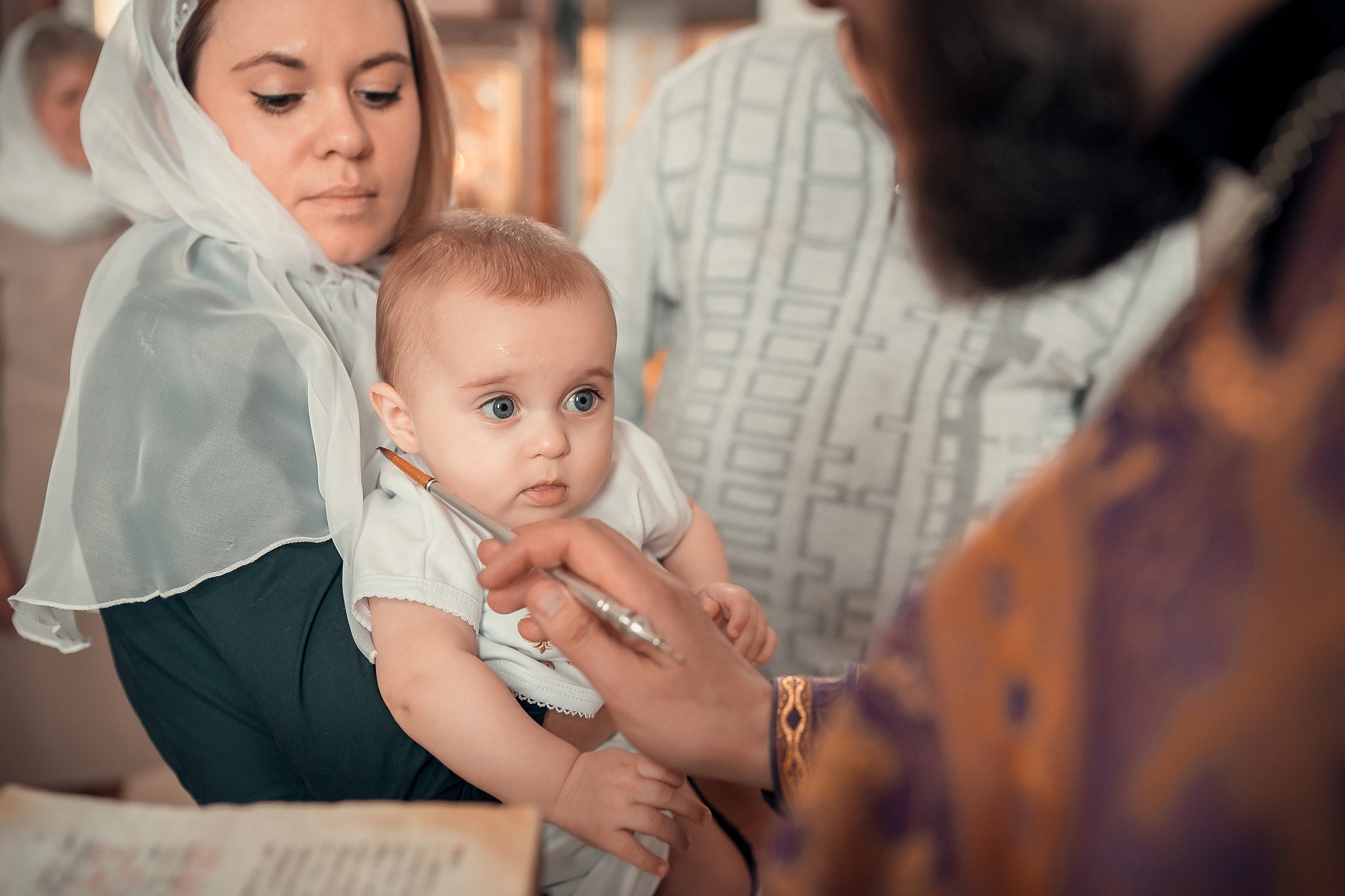 ТАИНСТВО КРЕЩЕНИЯ КСЕНИИ ХРАМ ФЕОДОРА ТИРОНА. Фотограф на Крещение и Венчание в Красноярске Рамазанова Юлия
