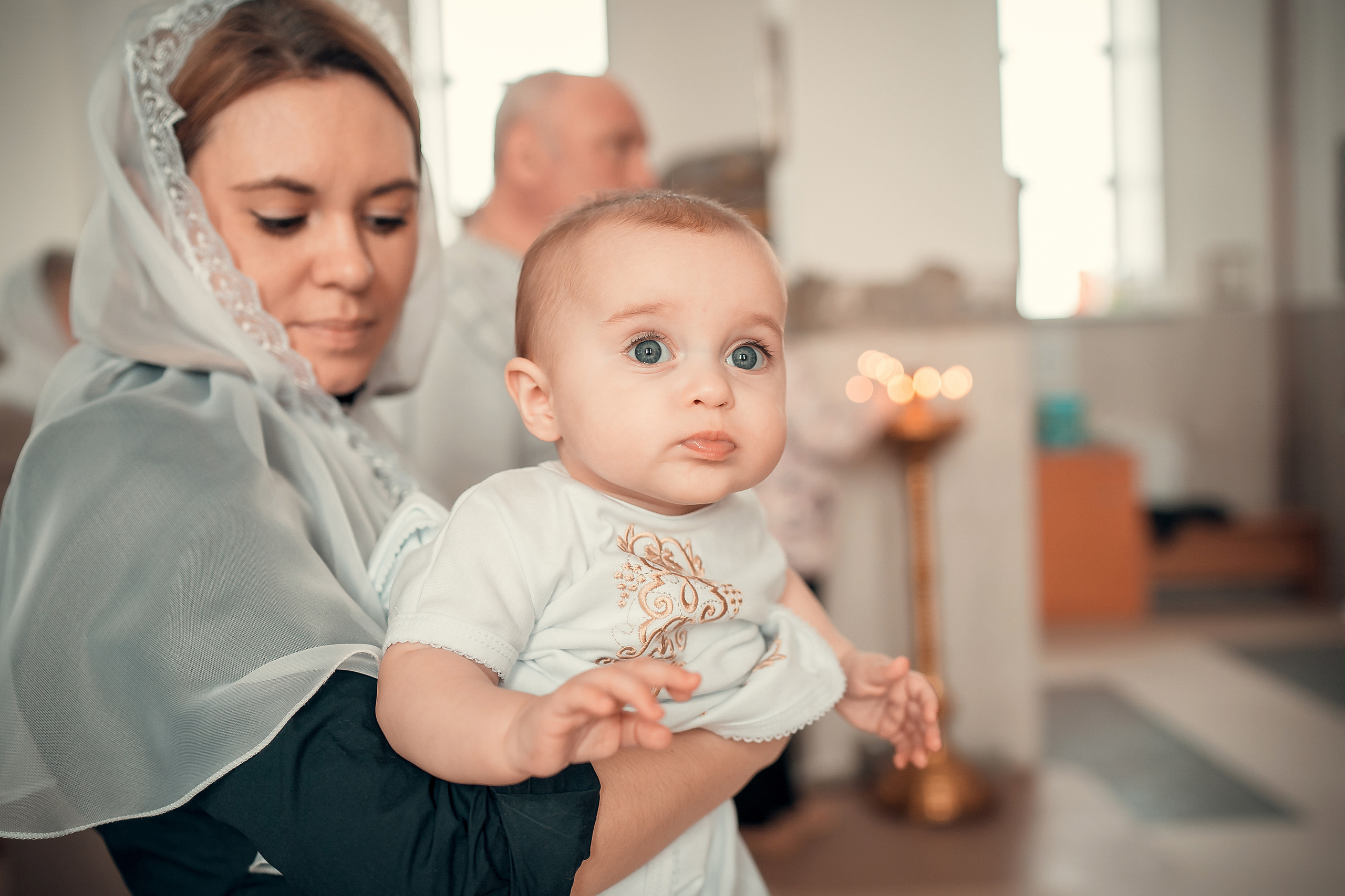 ТАИНСТВО КРЕЩЕНИЯ КСЕНИИ ХРАМ ФЕОДОРА ТИРОНА. Фотограф на Крещение и Венчание в Красноярске Рамазанова Юлия