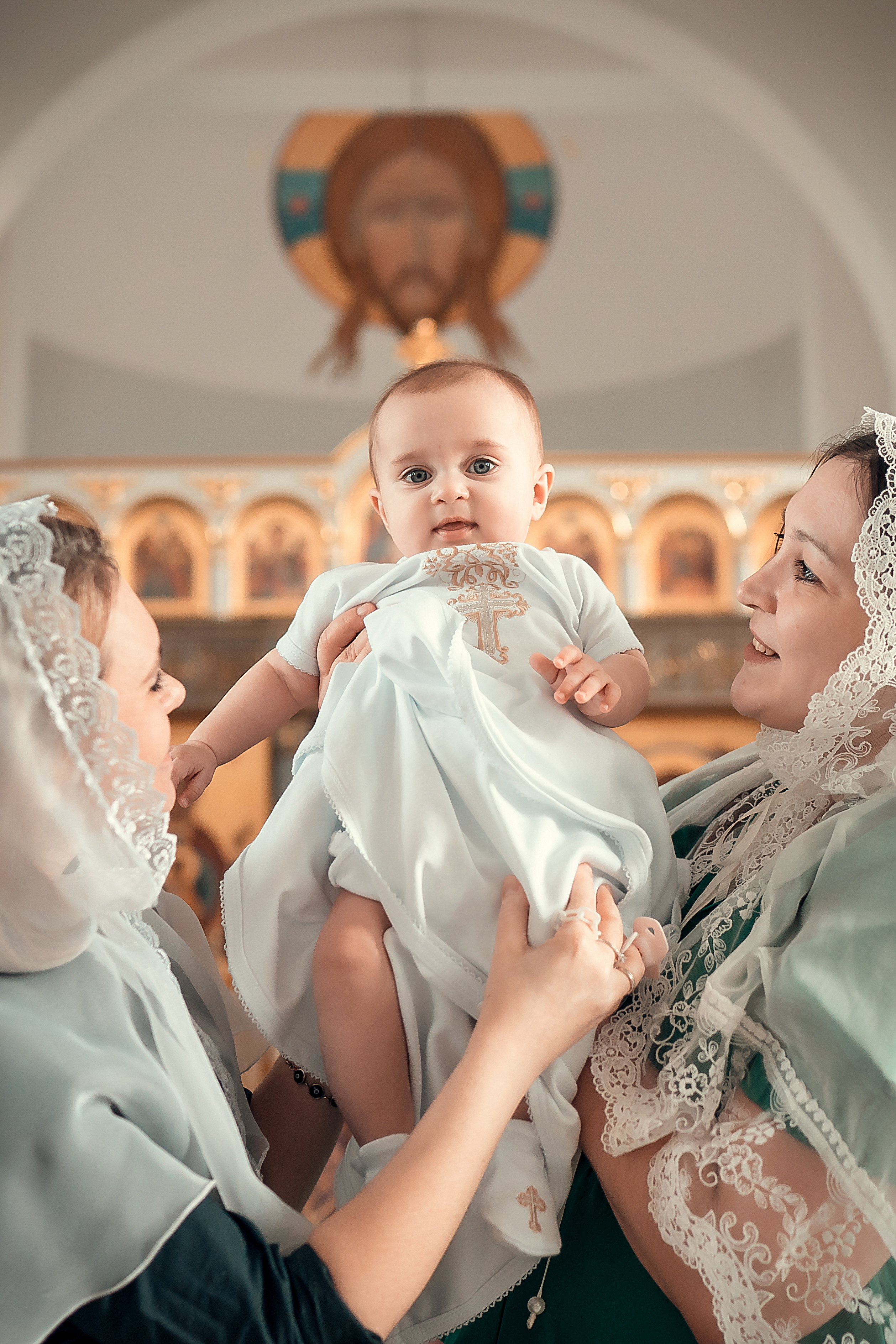 ТАИНСТВО КРЕЩЕНИЯ КСЕНИИ ХРАМ ФЕОДОРА ТИРОНА. Фотограф на Крещение и Венчание в Красноярске Рамазанова Юлия