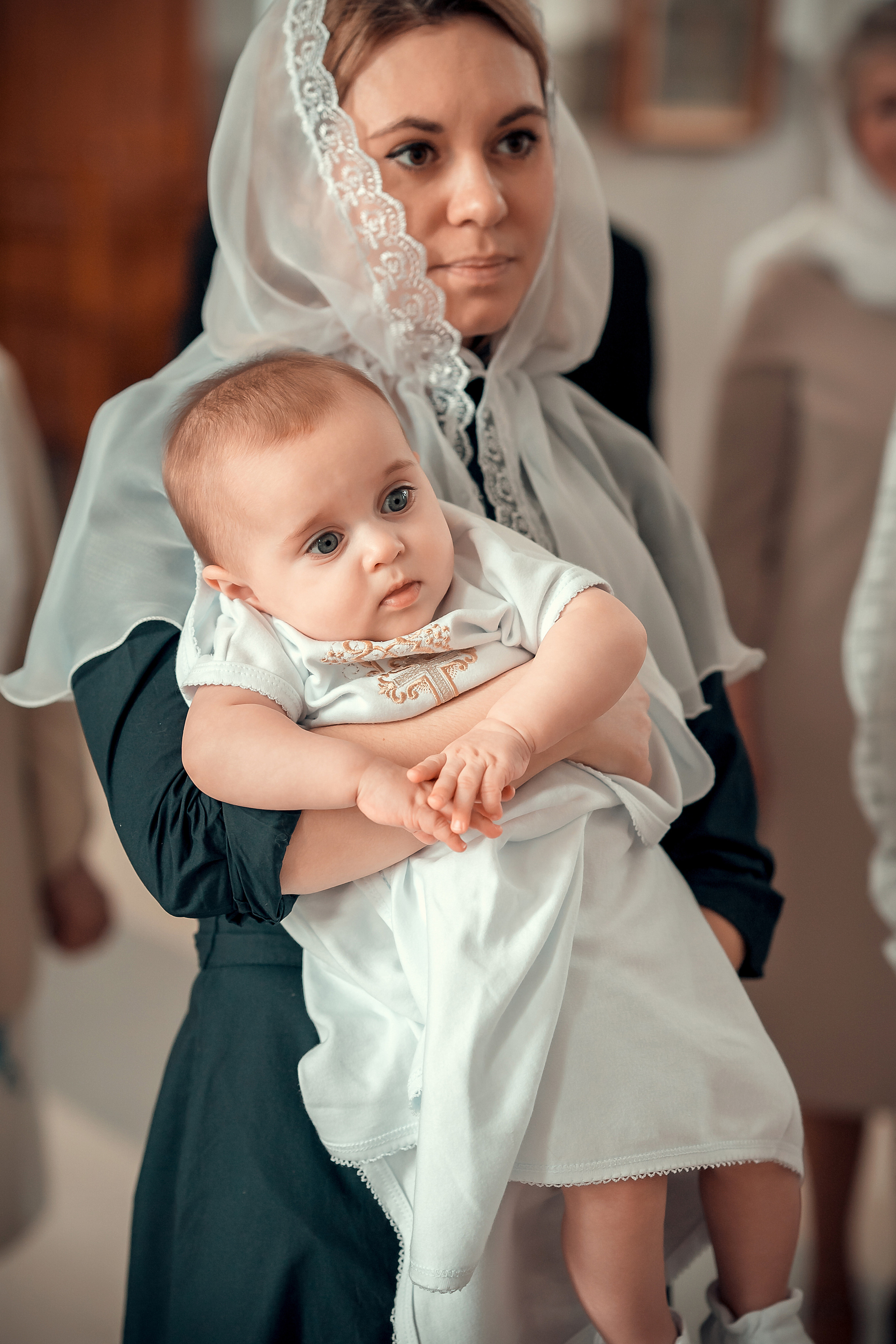 ТАИНСТВО КРЕЩЕНИЯ КСЕНИИ ХРАМ ФЕОДОРА ТИРОНА. Фотограф на Крещение и Венчание в Красноярске Рамазанова Юлия
