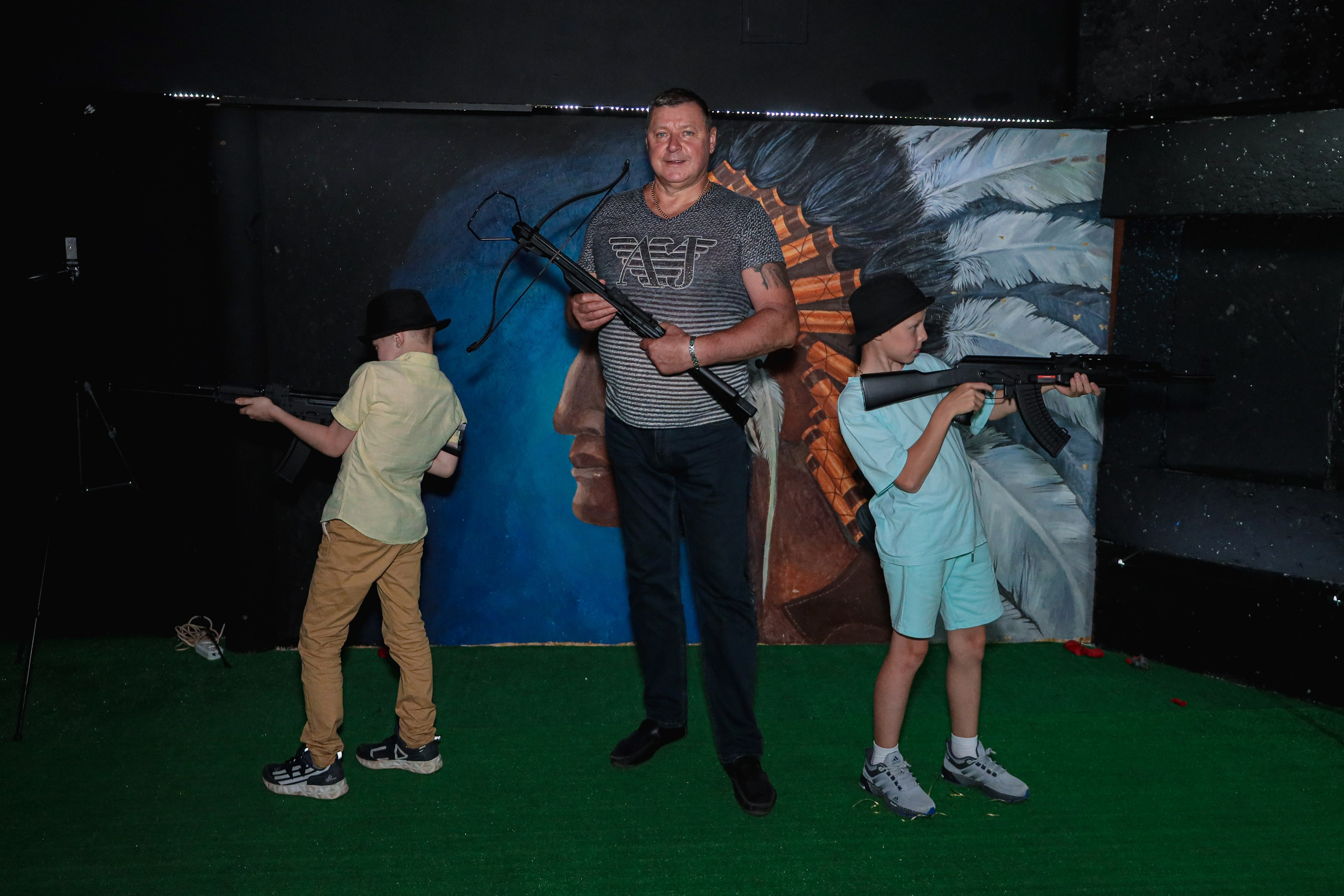 День рождение в стрелковом клубе. Фотограф Надршина Лилия