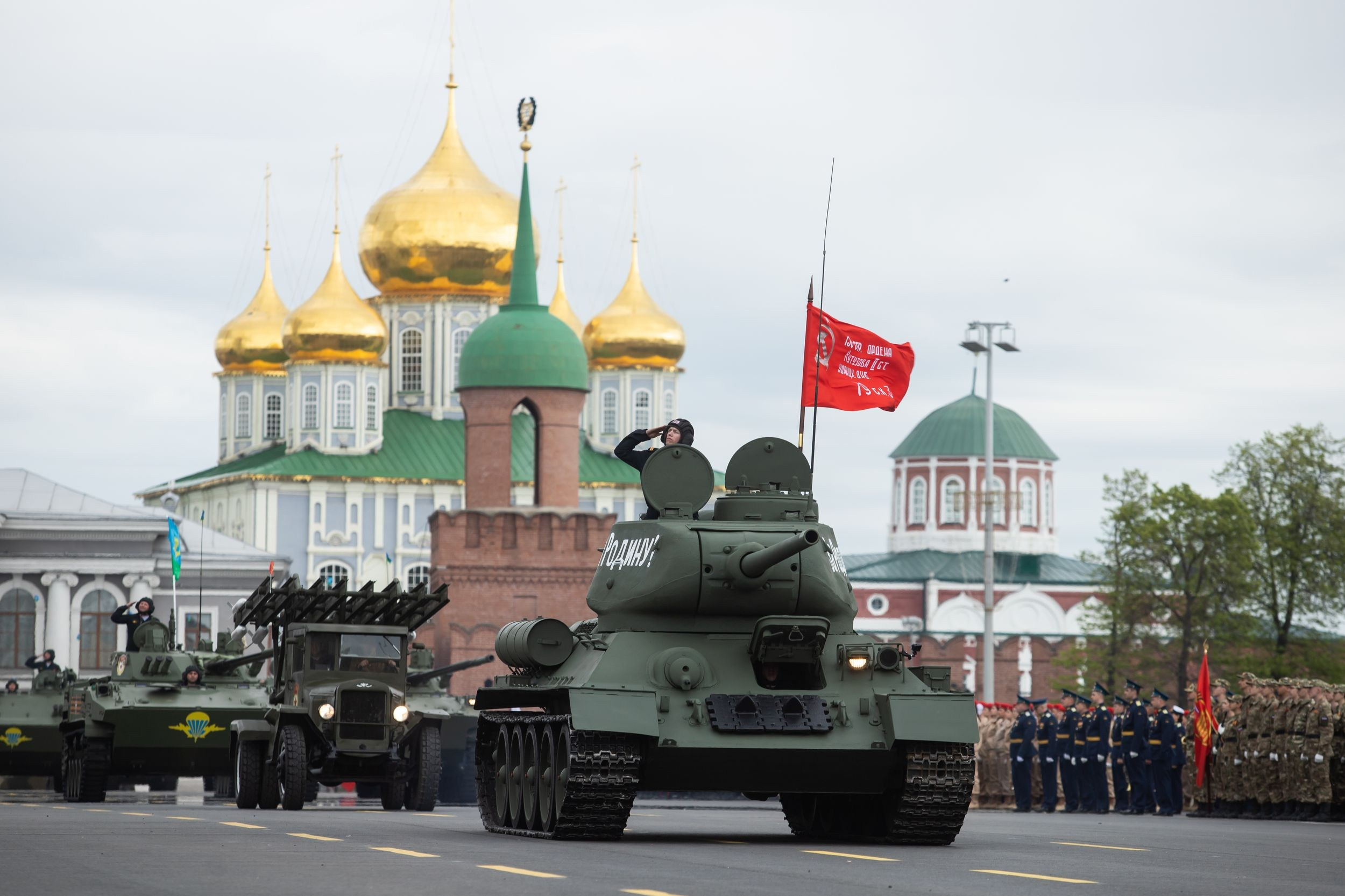 Генеральная репетиция Парада Победы (5 мая 2024). Репортажный фотограф Алексей Пирязев
