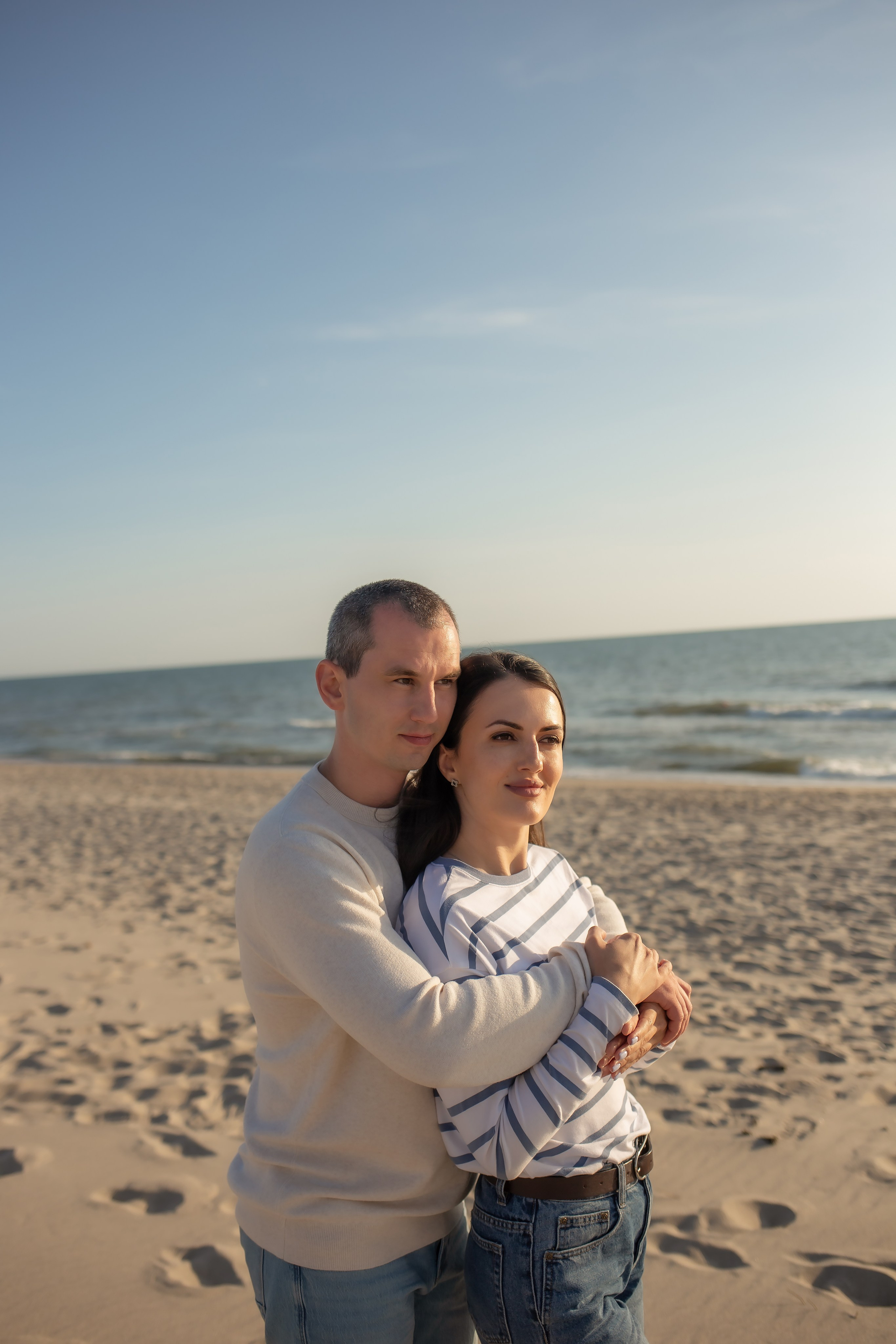 Павел и Татьяна. Закат в Янтарном. Фотограф в Калининграде Решетникова Алина