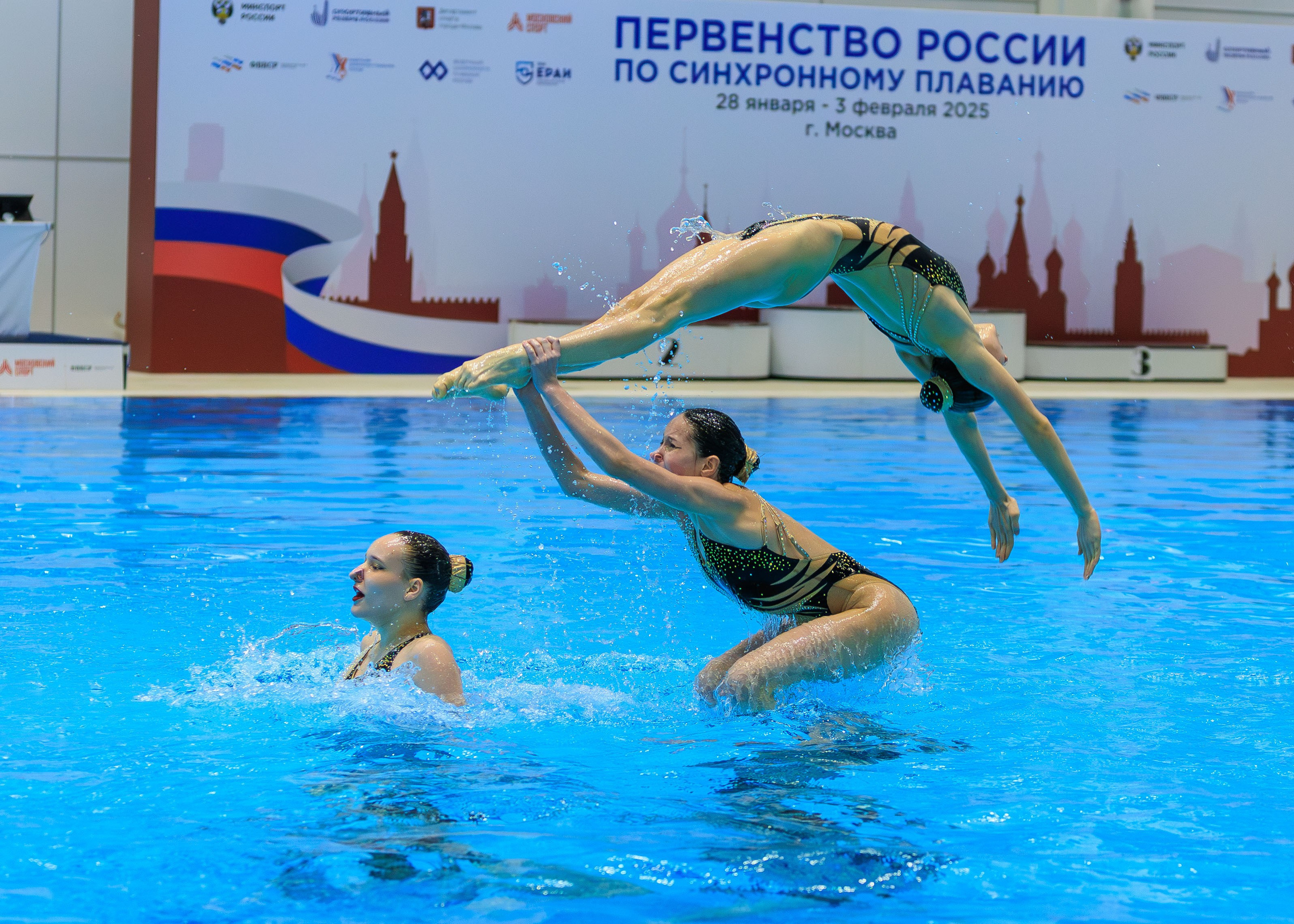 Первенство России по синхронному плаванию. Акробатическая группа. Выпускные альбомы и школьный фотограф в Подольске, Троицке, Щербинке, Москве и Московской области