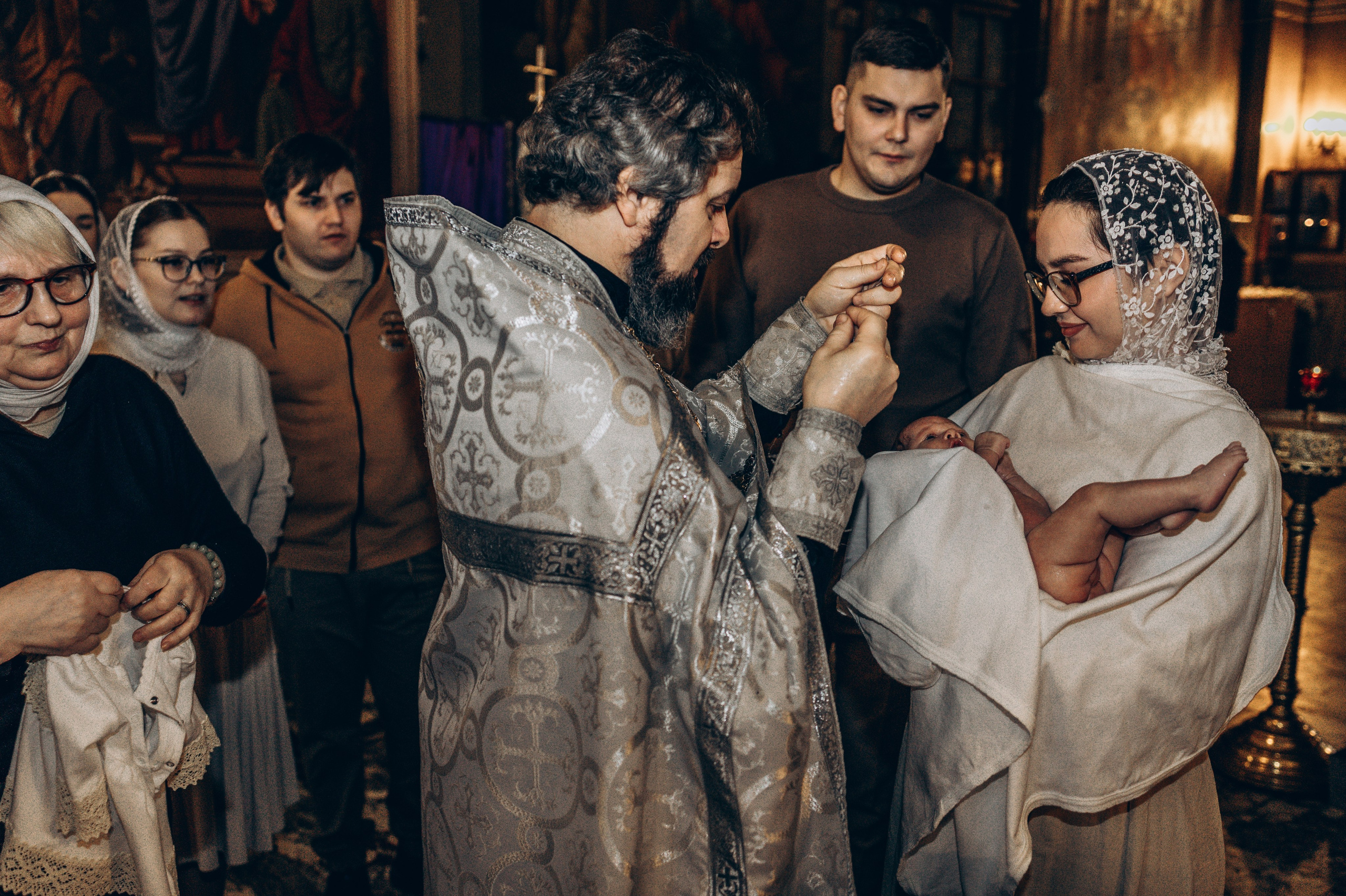 Крещение в Храме Воскресения Словущего в Даниловской Слободе. Главная