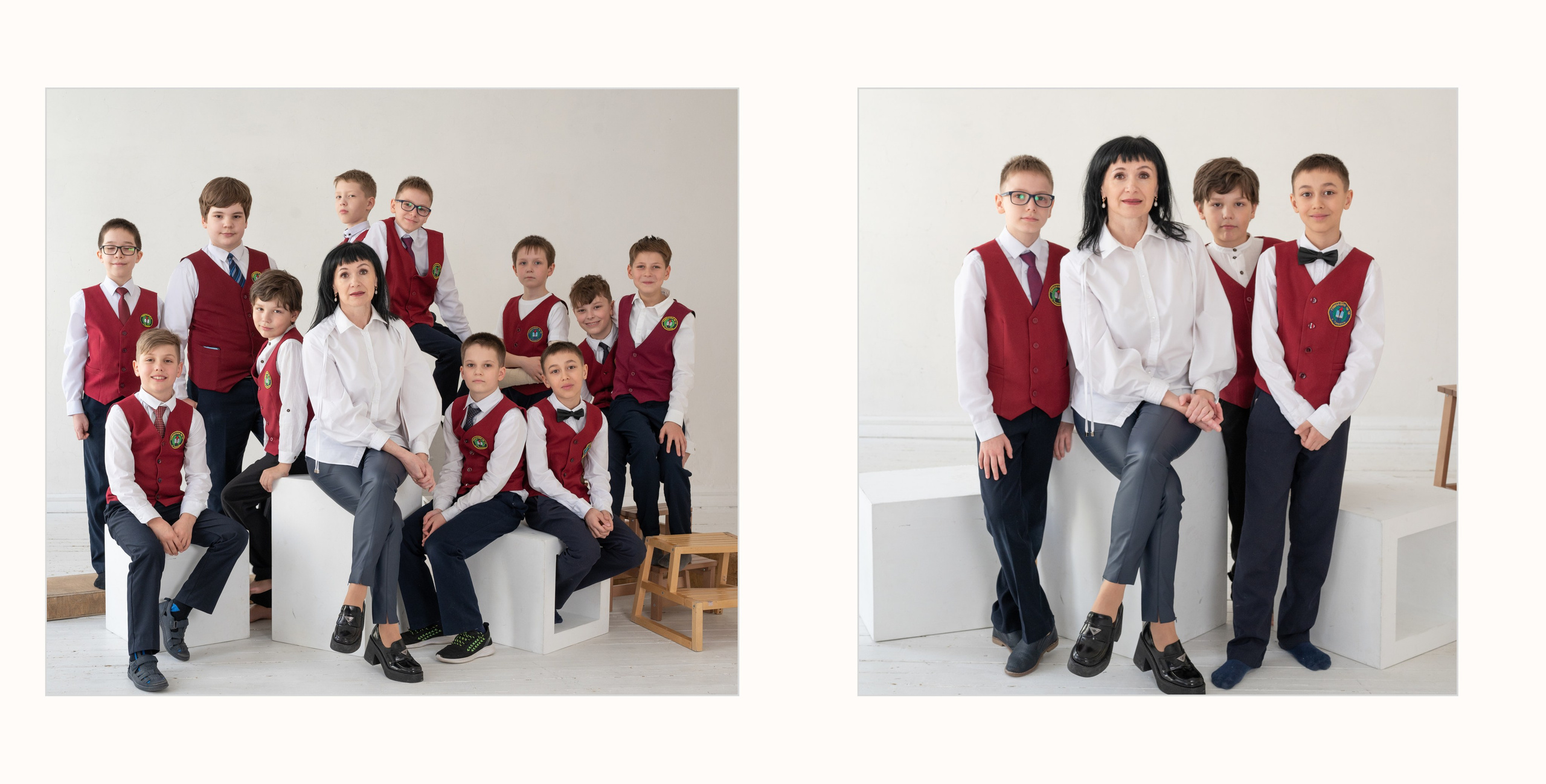 16 гимназия 4"К» альбом 20×20. Фотограф новорожденных, семейный детский в Тюмени Татьяна Морозова