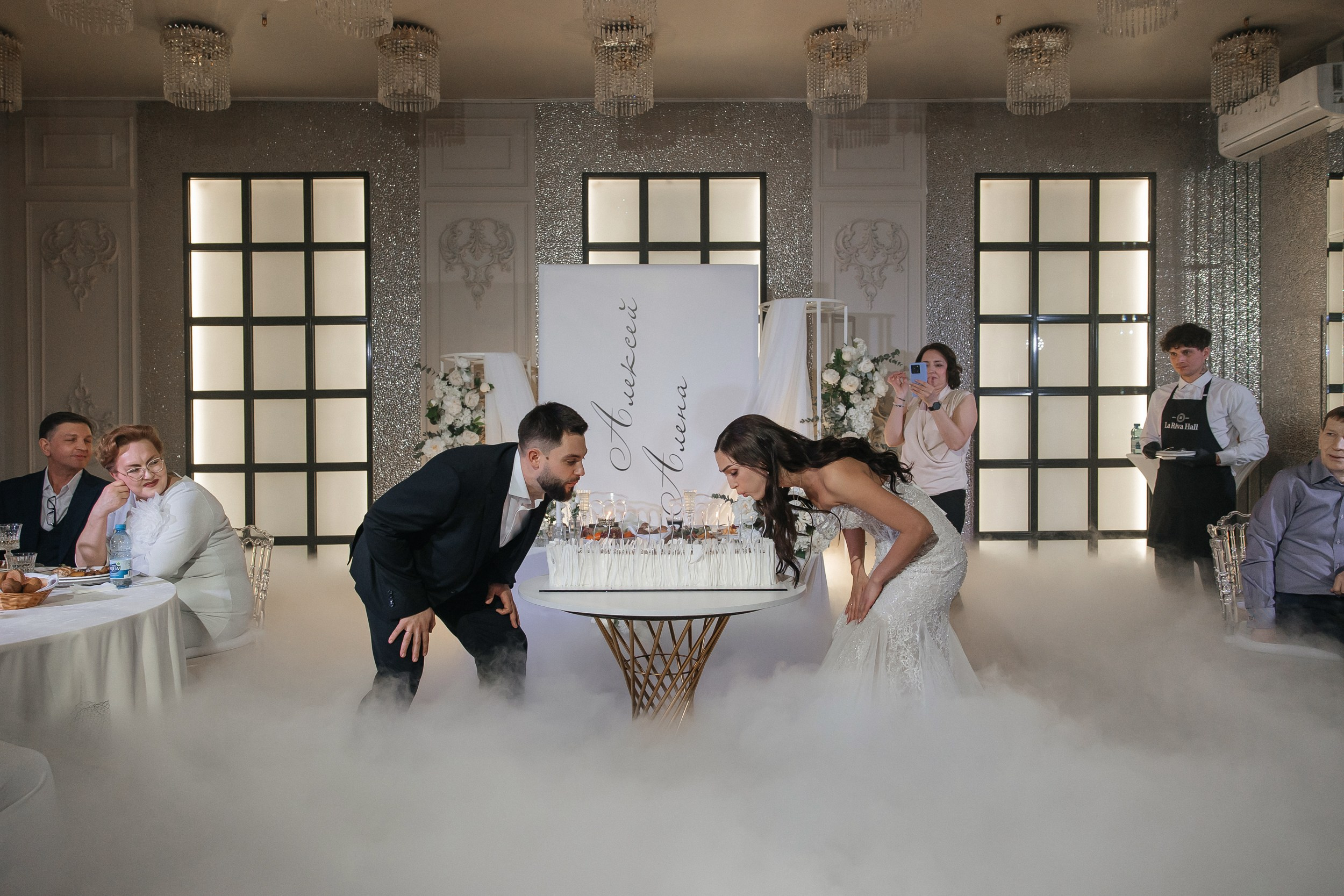 свадебный торт в La Riva Hall в&nbsp;Москве