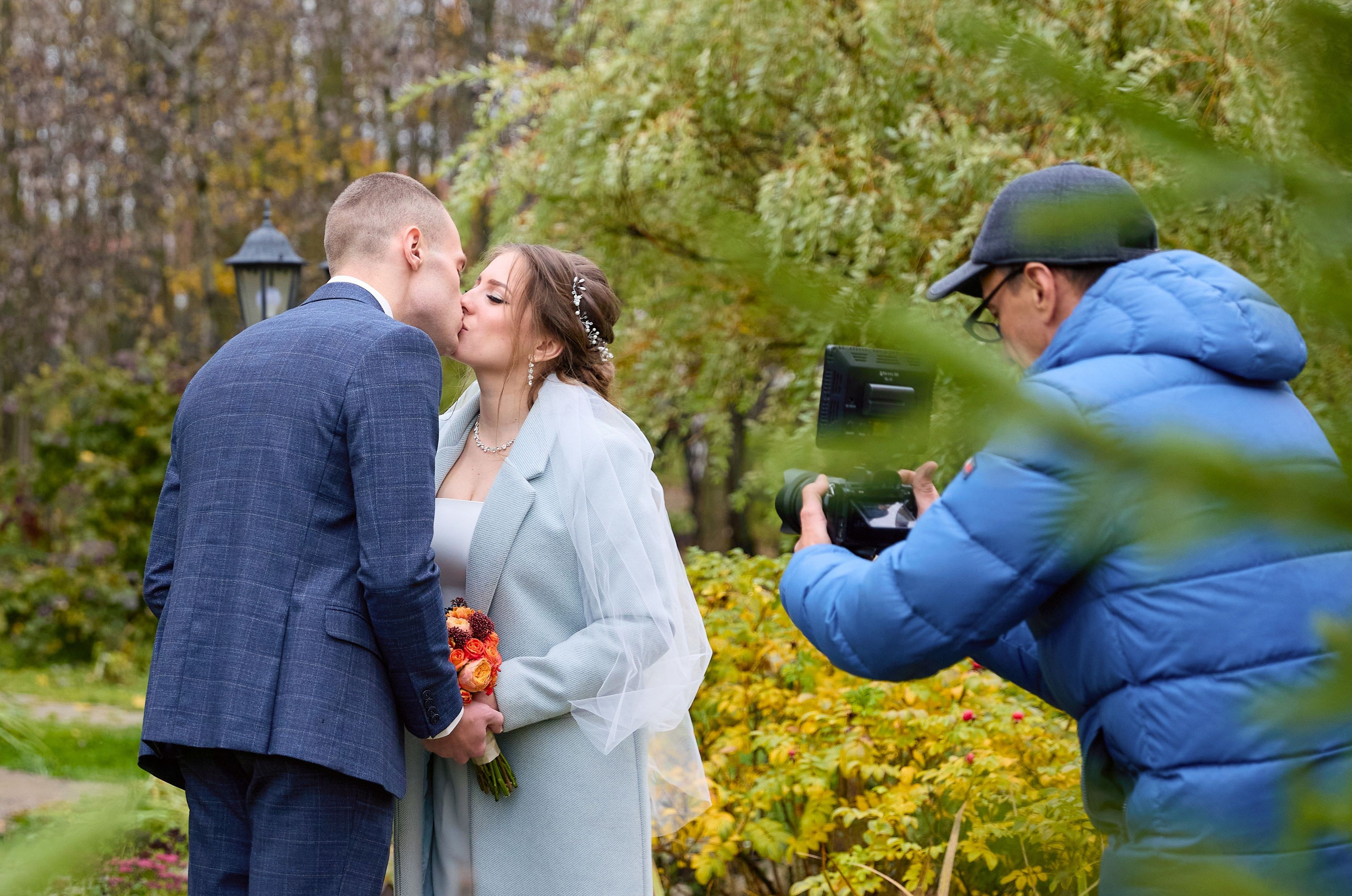Свадебная фотосессия в городе Лобня и видео
