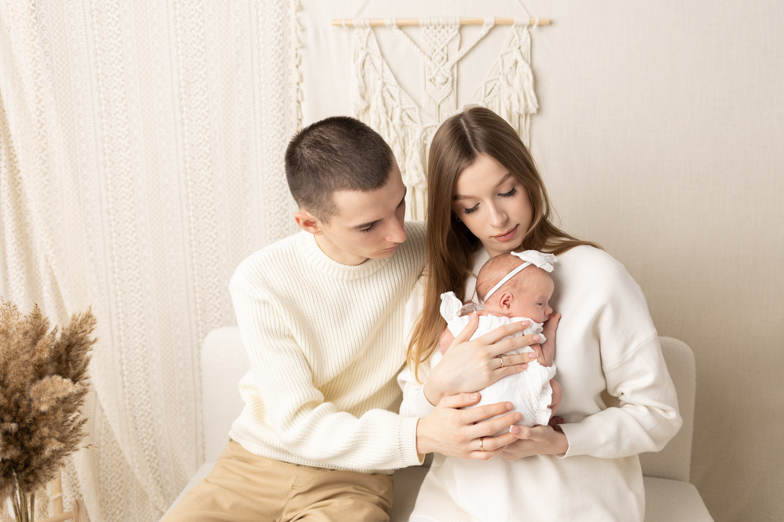 Фотосессия новорожденного в натуральном стиле. Фотограф новорожденных, детский фотограф в г. Оренбурге Екатерина Козлова