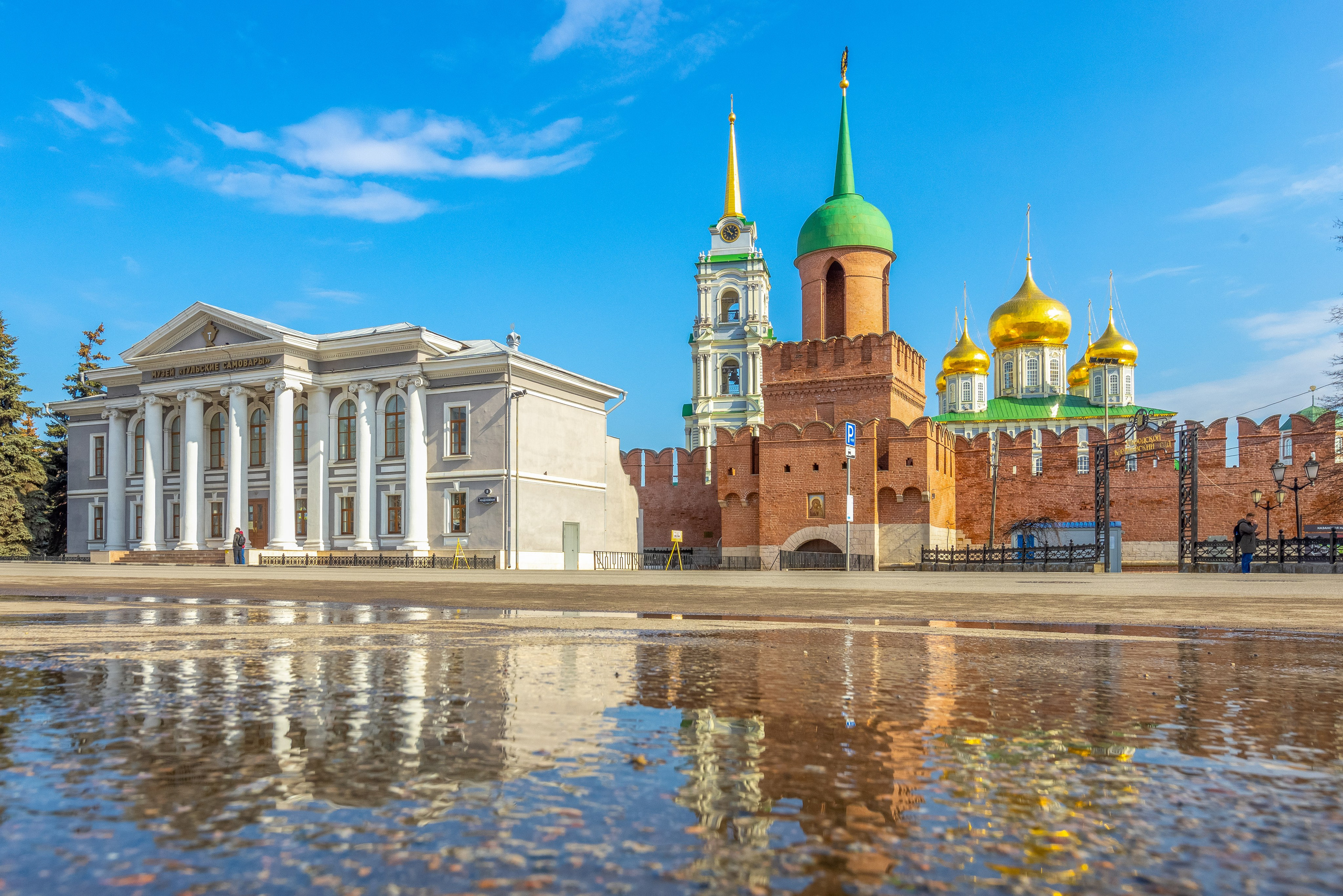 Площадь Ленина, Гостинный двор, Белый дом, Фонтаны, улица Советская. Фотограф в Туле Крупский АнДРей. Фотостудия «КАДР71» в Туле