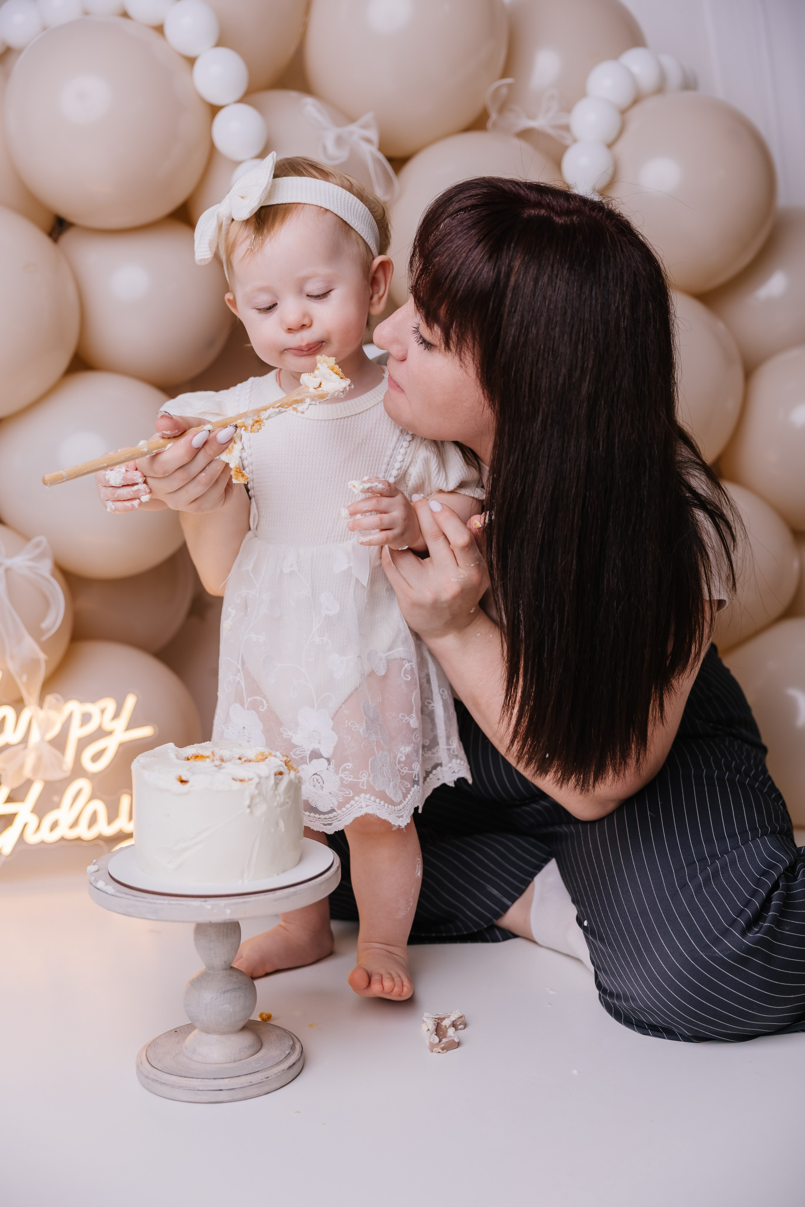 Первый тортик. Семейный фотограф Обнинск